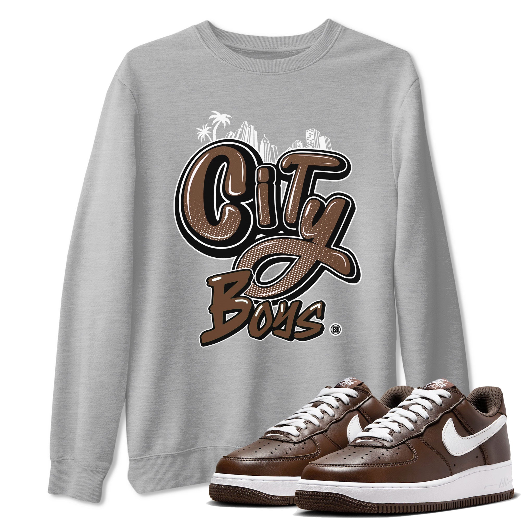 City Boys snkmatch Tee - Air Force 1 Chocolate