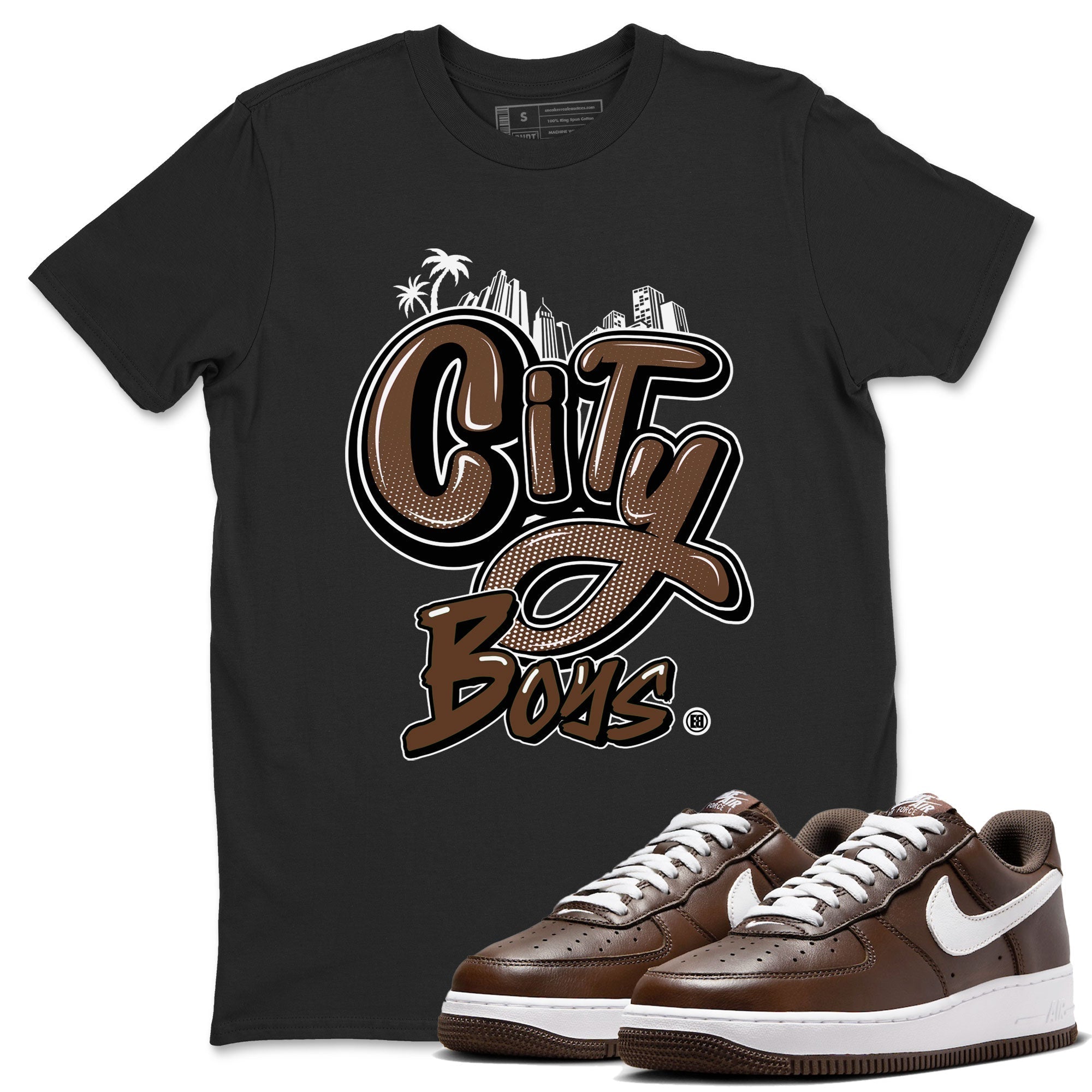 City Boys snkmatch Tee - Air Force 1 Chocolate