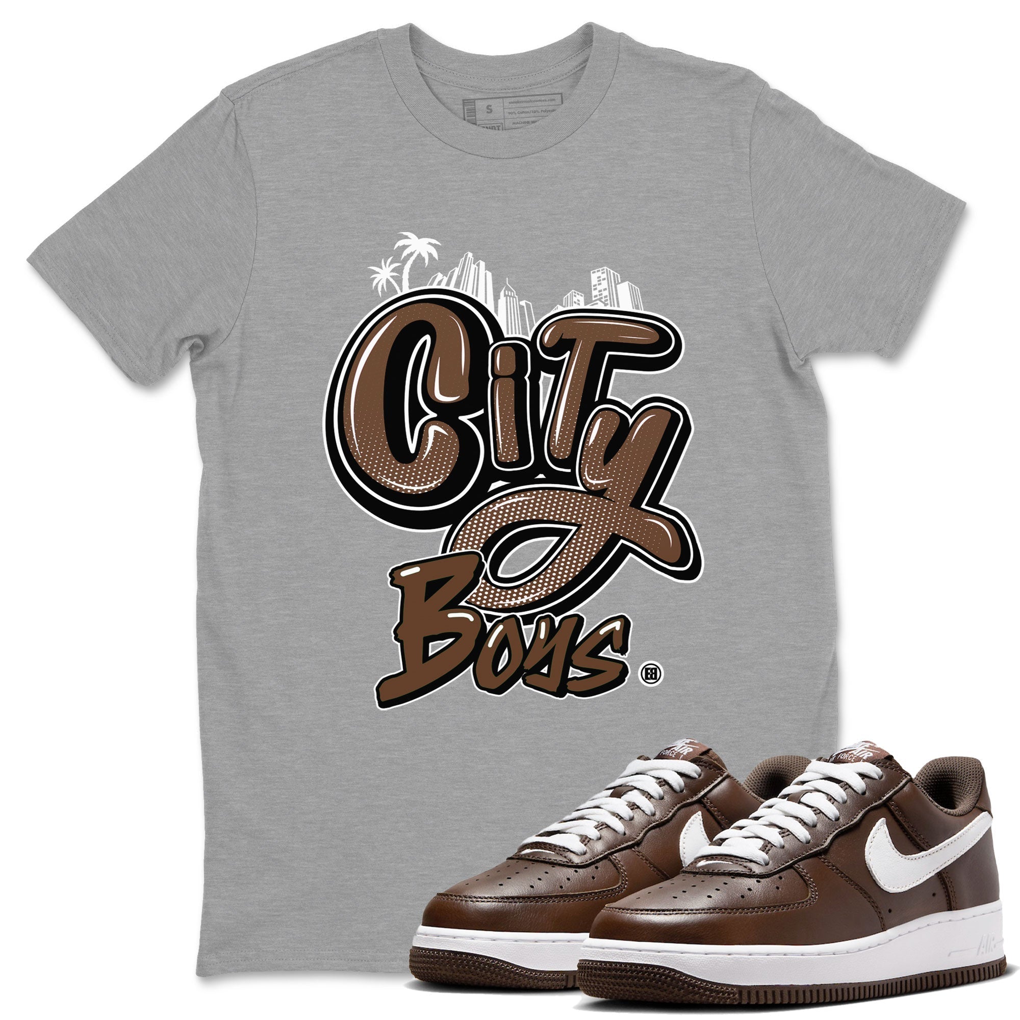 City Boys snkmatch Tee - Air Force 1 Chocolate