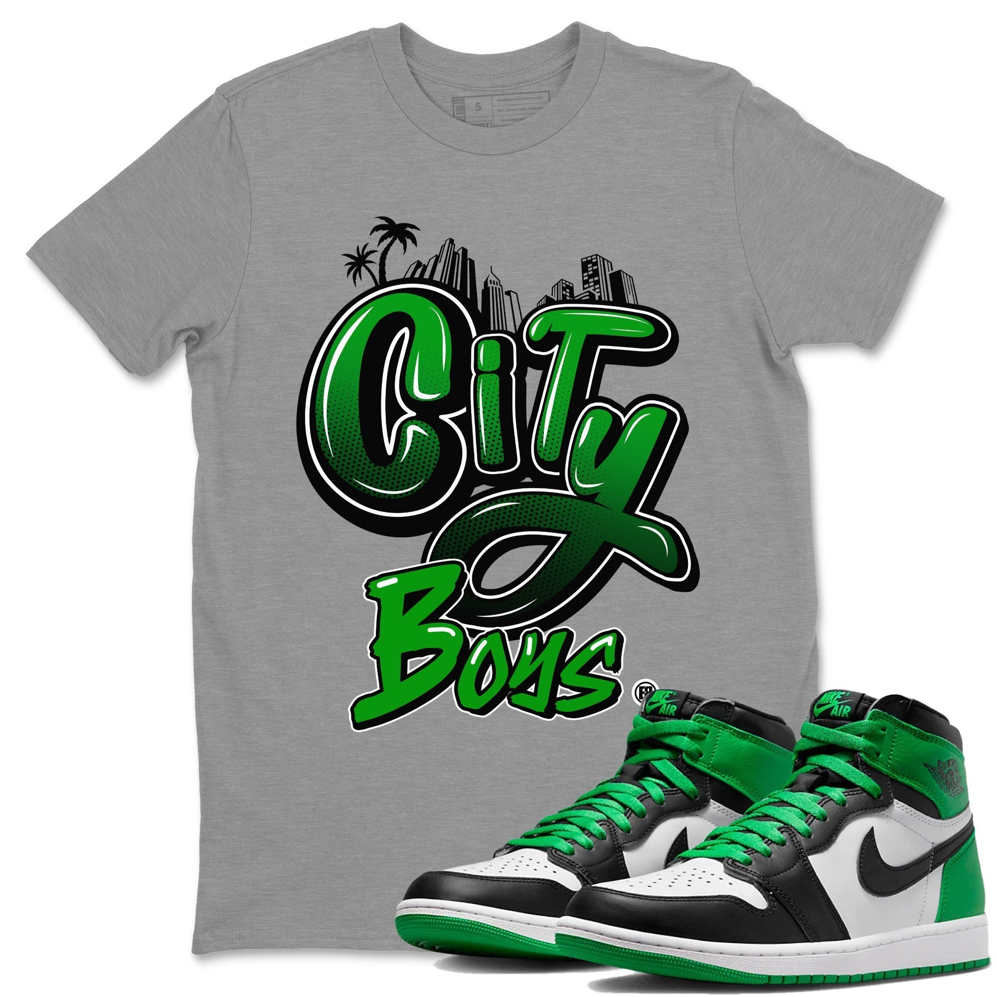 City Boys Unisex Tops - Air Jordan 1 Celtics