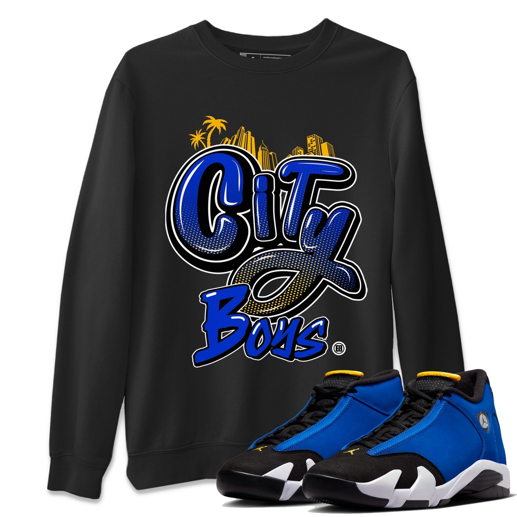 City Boys Unisex Tops - Air Jordan 14 Laney
