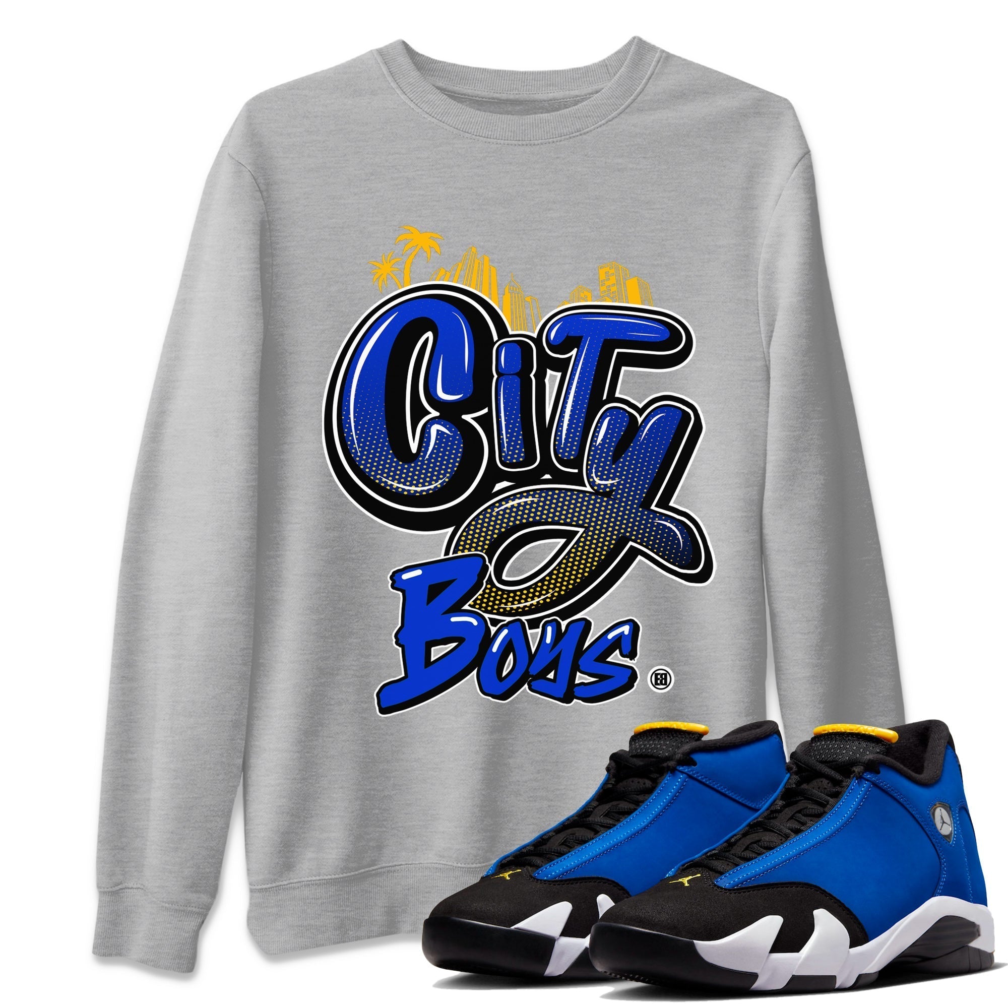 City Boys Unisex Tops - Air Jordan 14 Laney
