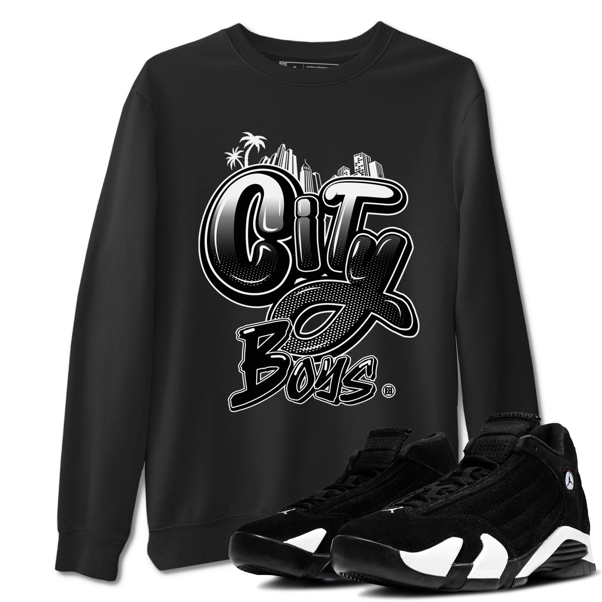 City Boys snkmatch Tees - Air Jordan 14 Panda