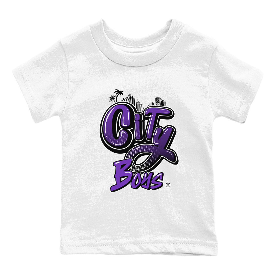 City Boys snkmatch Tees Kids - Dunk Low Court Purple