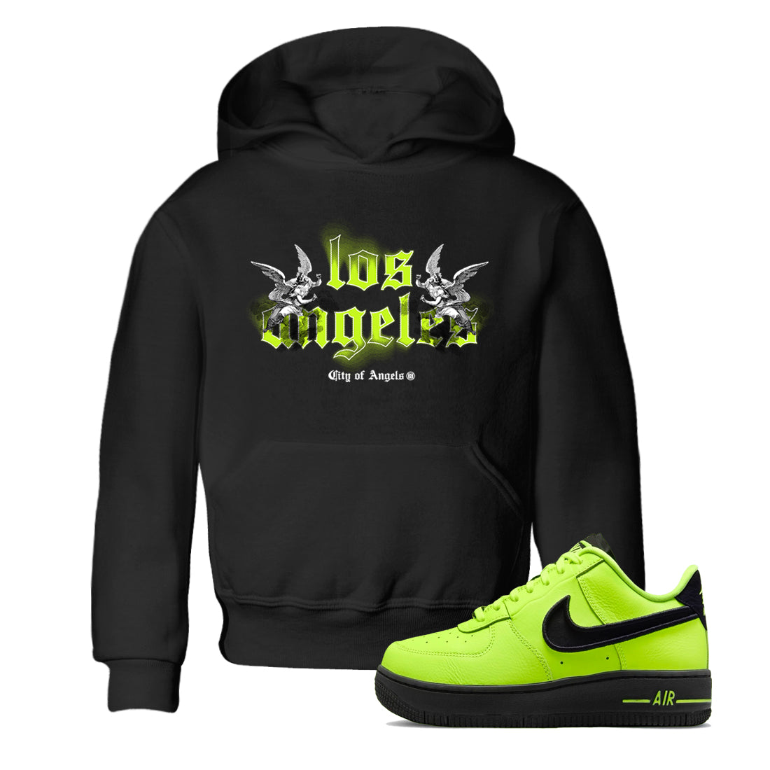 City Of Angeles snkmatch Tees Kids - Air Force 1 Volt