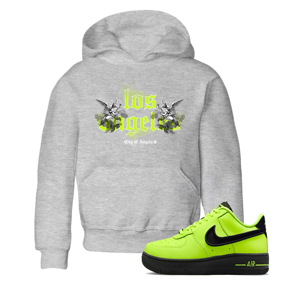City Of Angeles snkmatch Tees Kids - Air Force 1 Volt
