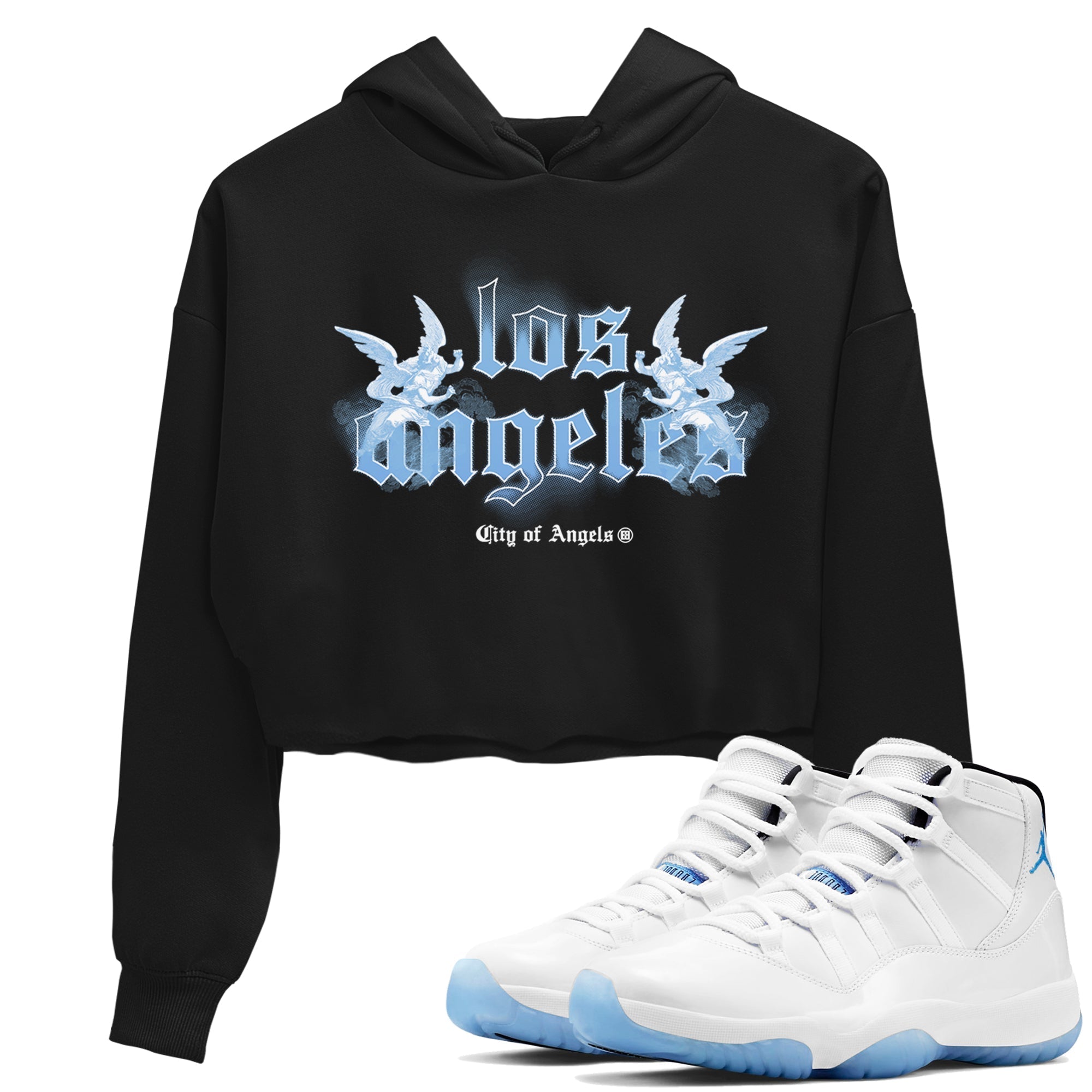 City Of Angeles snkmatch Women's Top - Air Jordan 11 Legend Blue
