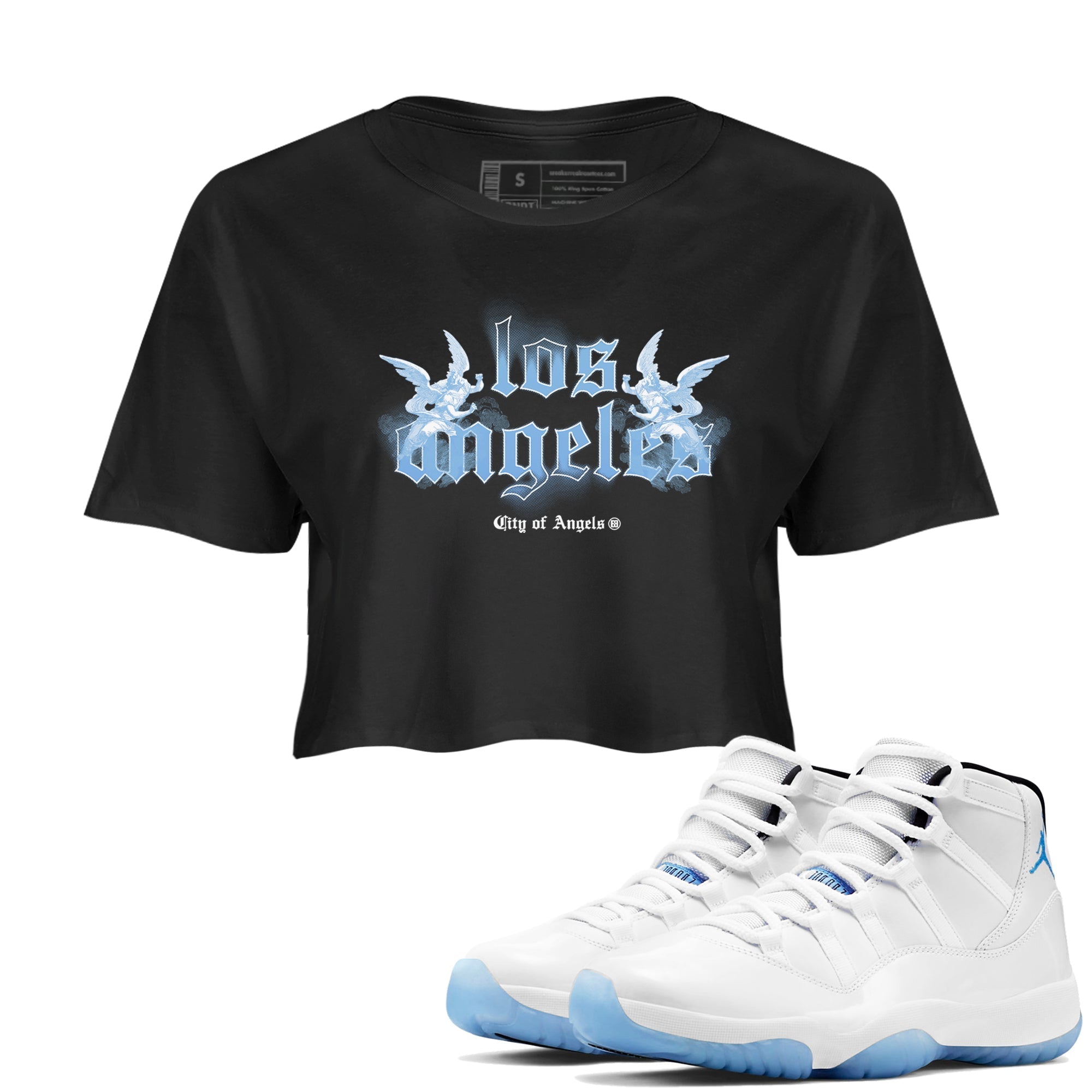 City Of Angeles snkmatch Women's Top - Air Jordan 11 Legend Blue