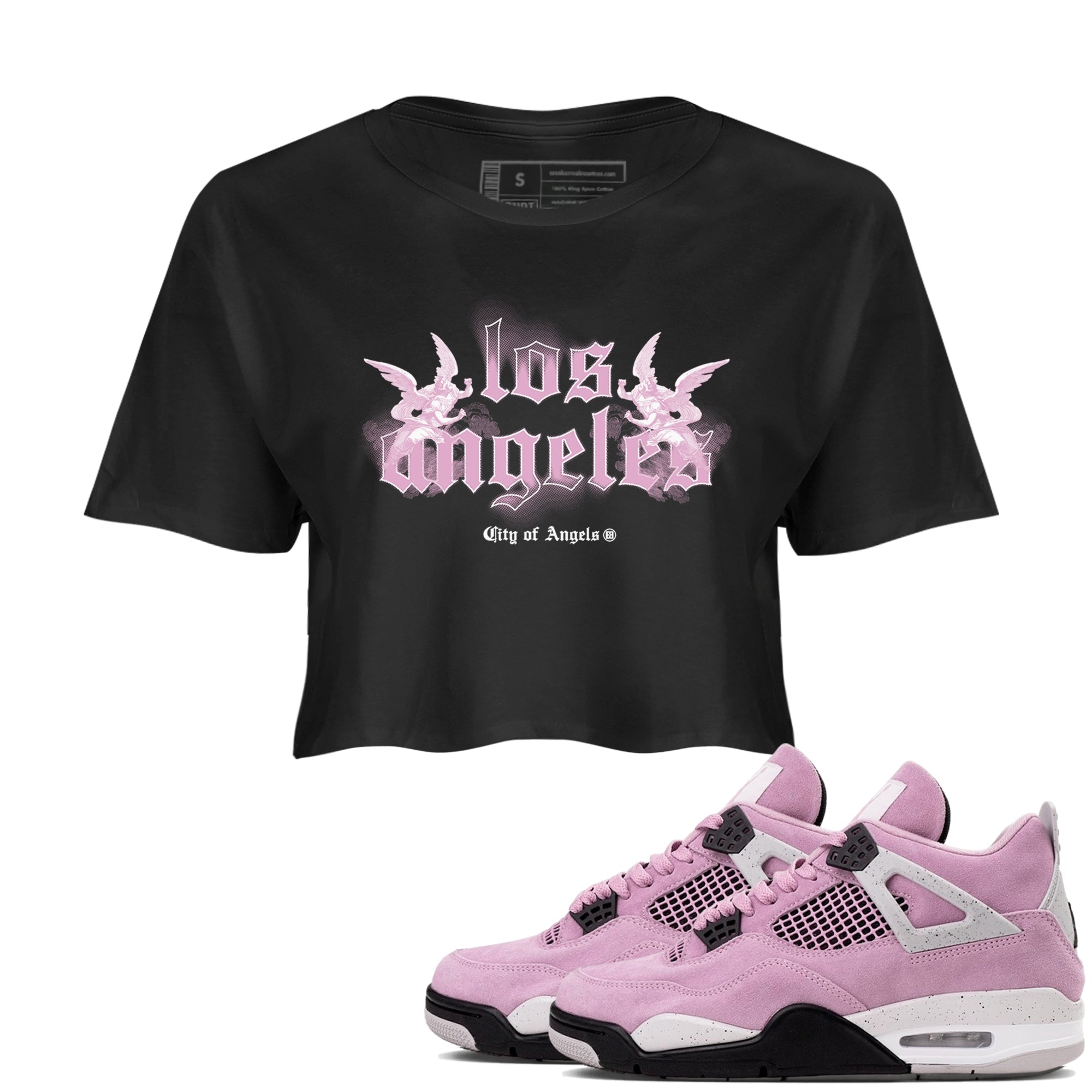 City Of Angeles snkmatch Women's Top - Air Jordan 4 Orchid