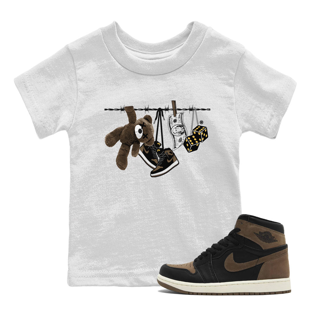 Clothesline snkmatch Tee Kids - Air Jordan 1 Palomino