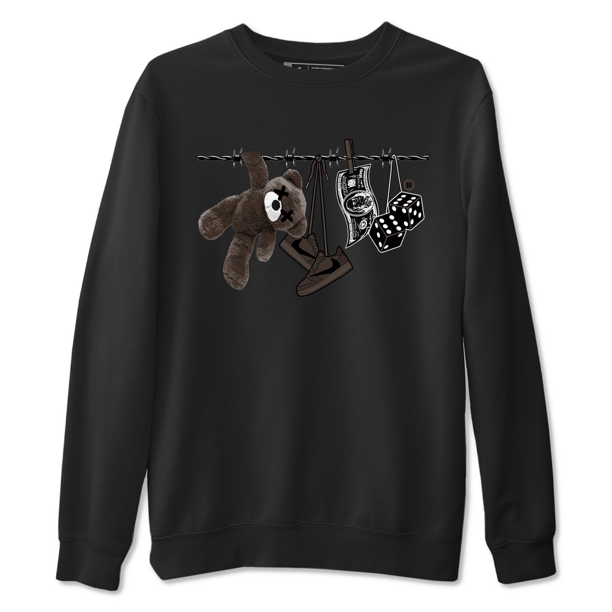 Clothesline snkmatch Tees - Air Jordan 1 Travis Scott Velvet Brown