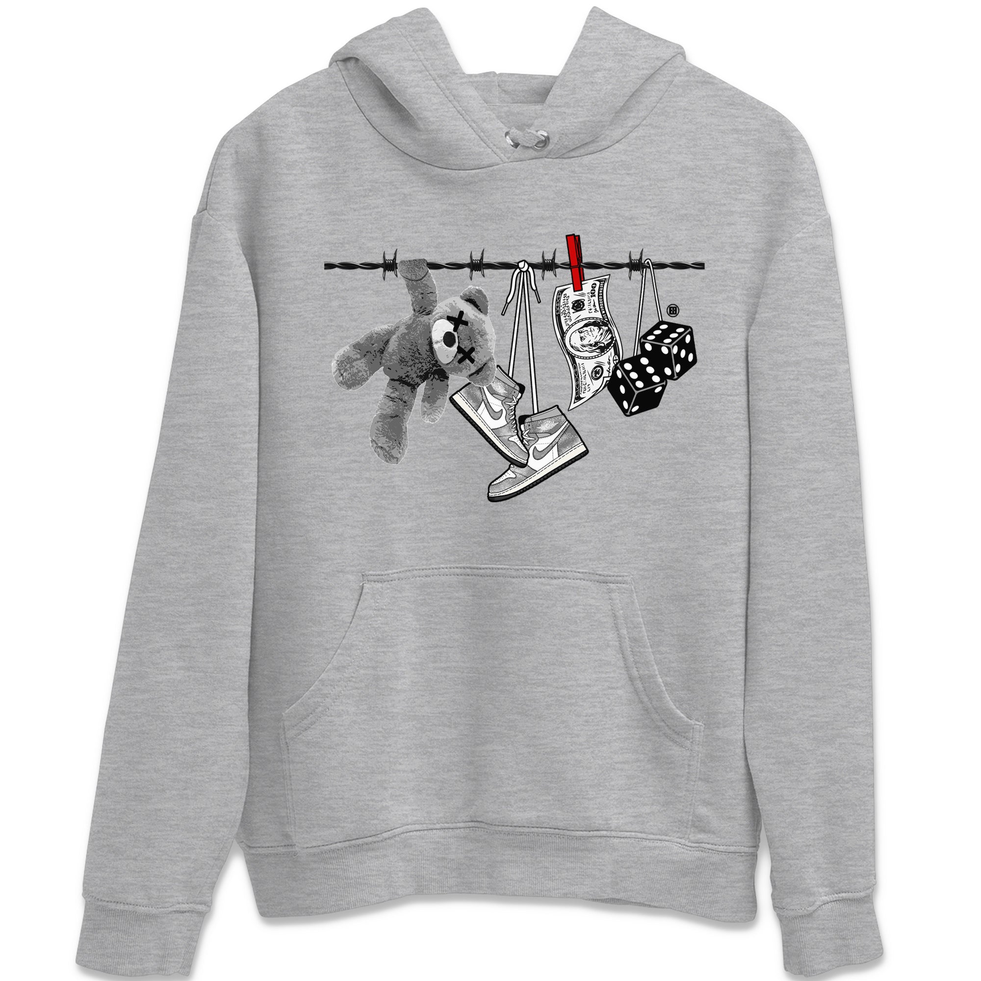 Clothesline Unisex Tops - Air Jordan 1 Washed Heritage