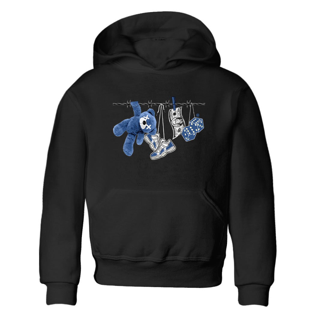 Clothesline snkmatch Tees Kids - Air Jordan 11 Diffused Blue