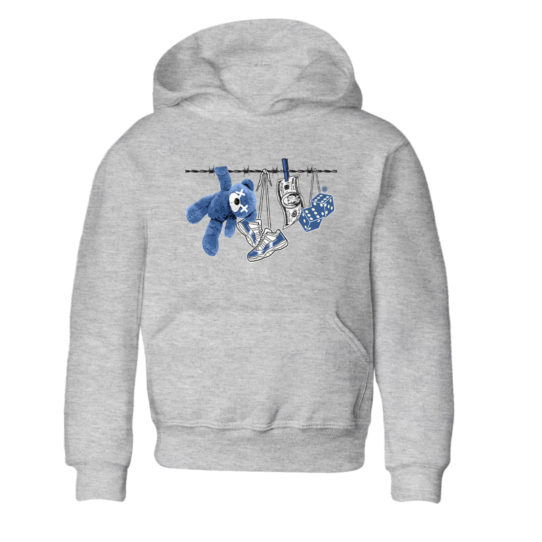 Clothesline snkmatch Tees Kids - Air Jordan 11 Diffused Blue