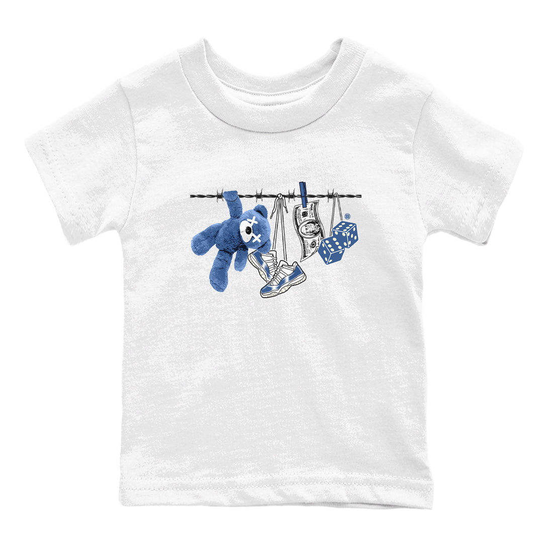 Clothesline snkmatch Tees Kids - Air Jordan 11 Diffused Blue