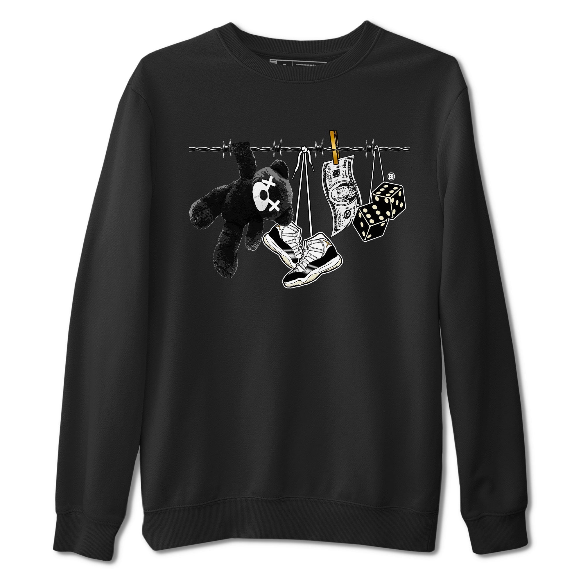 Clothesline snkmatch Tees - Air Jordan 11 Gratitude