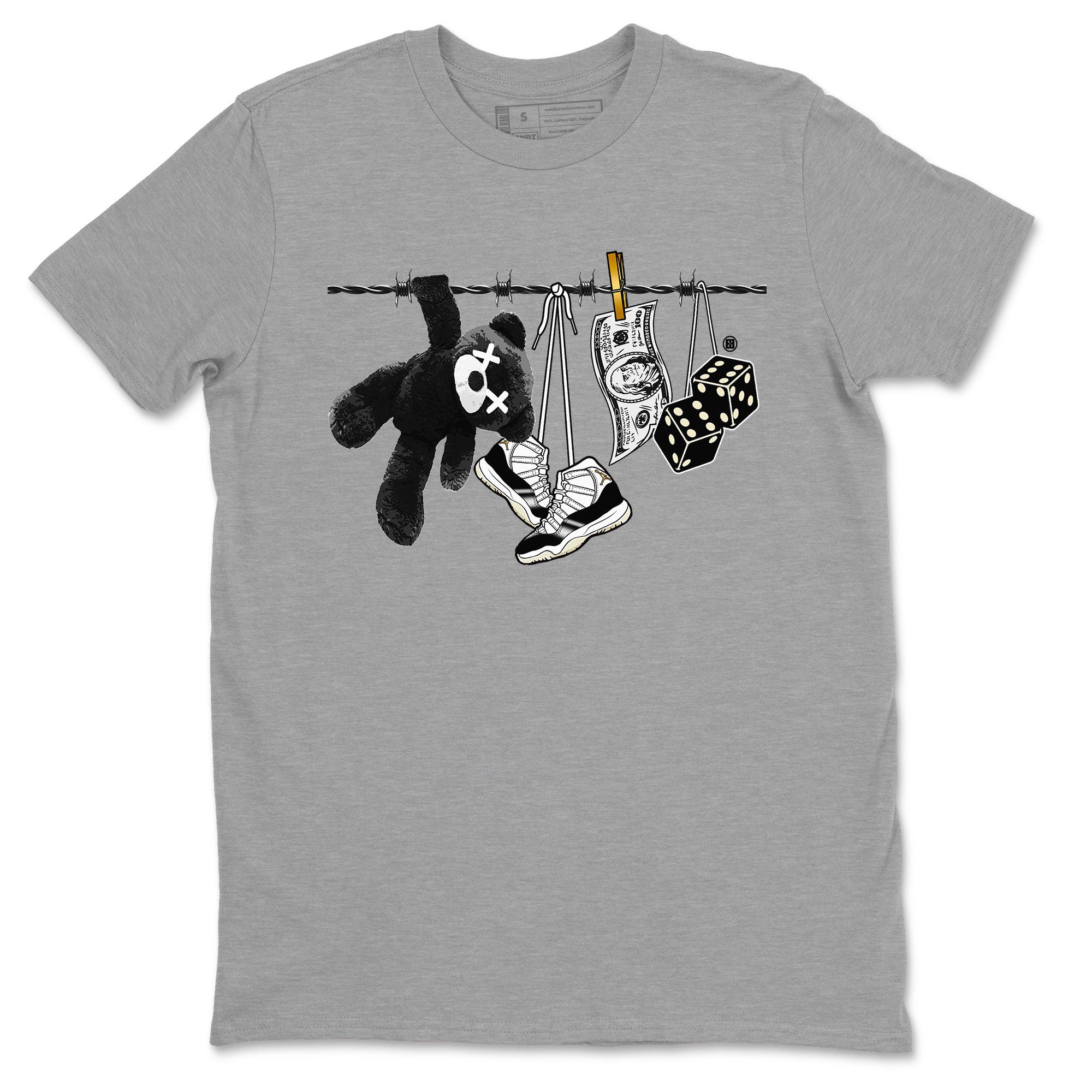 Clothesline snkmatch Tees - Air Jordan 11 Gratitude