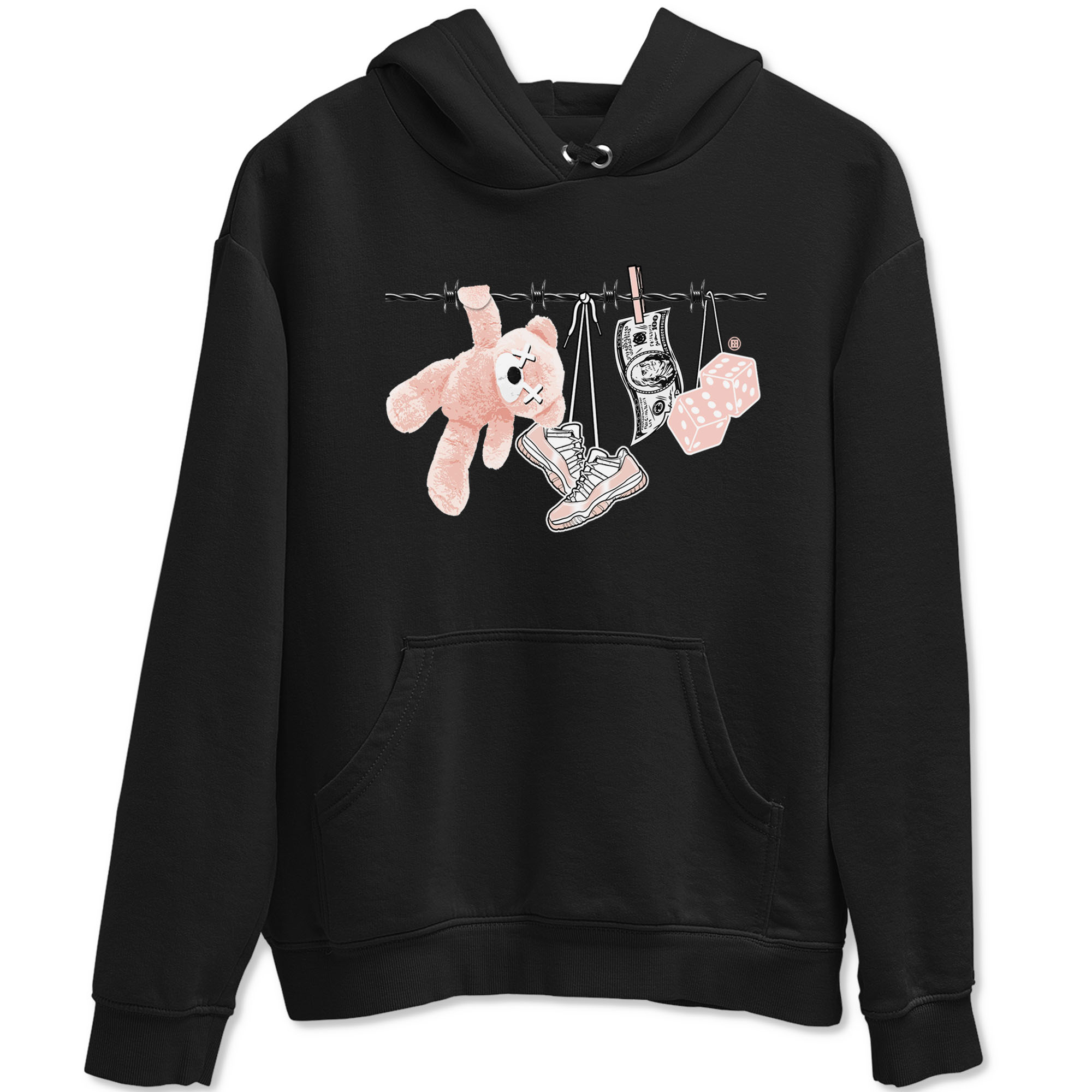Clothesline snkmatch Tees - Air Jordan 11 Legend Pink