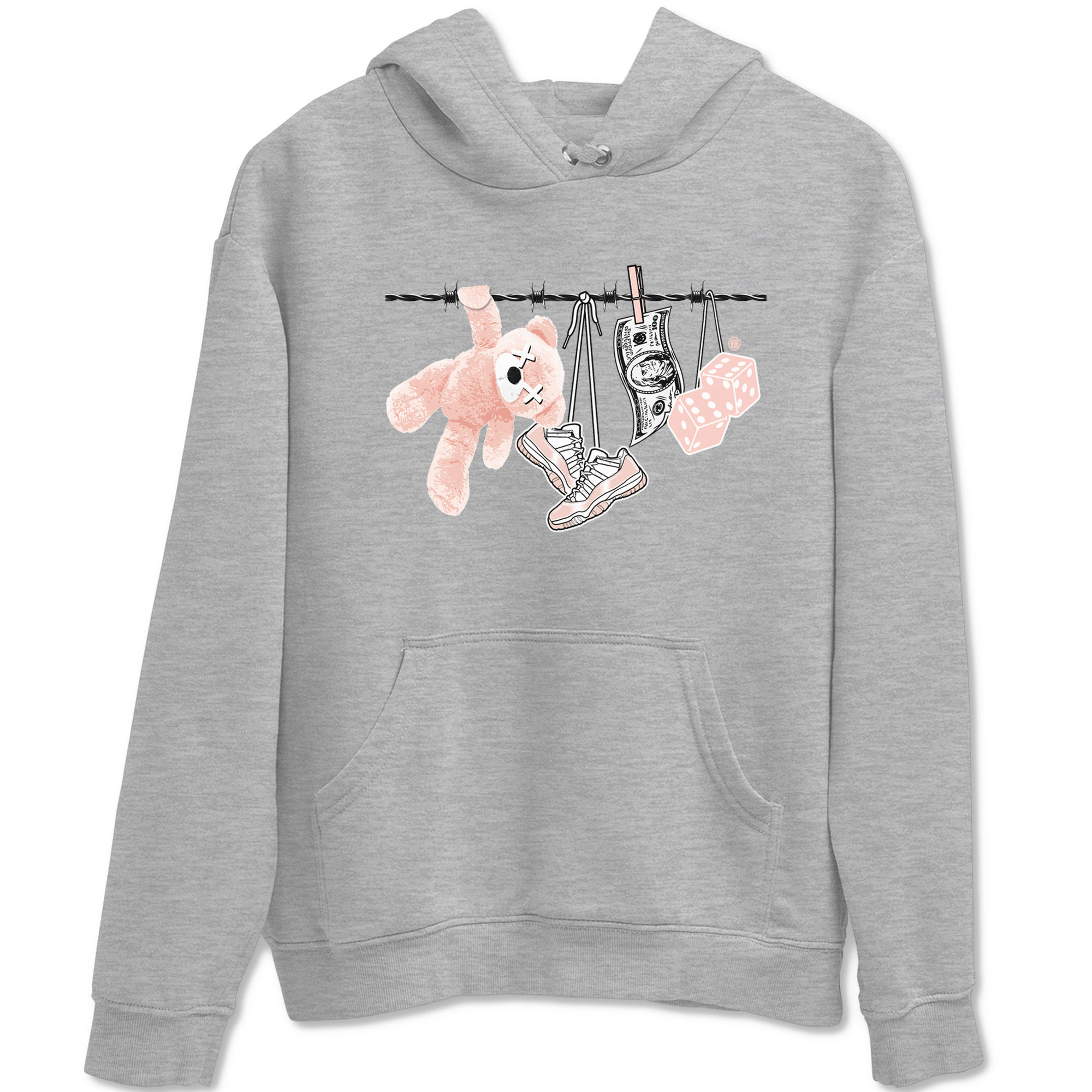 Clothesline snkmatch Tees - Air Jordan 11 Legend Pink
