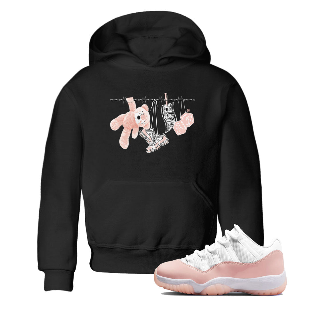 Clothesline snkmatch Tees Kids - Air Jordan 11 Legend Pink