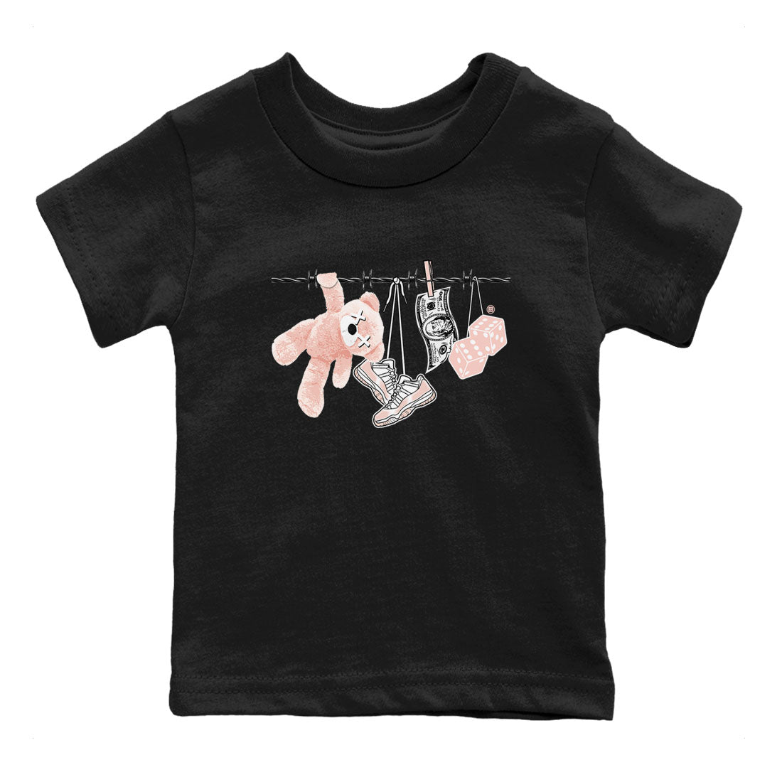 Clothesline snkmatch Tees Kids - Air Jordan 11 Legend Pink