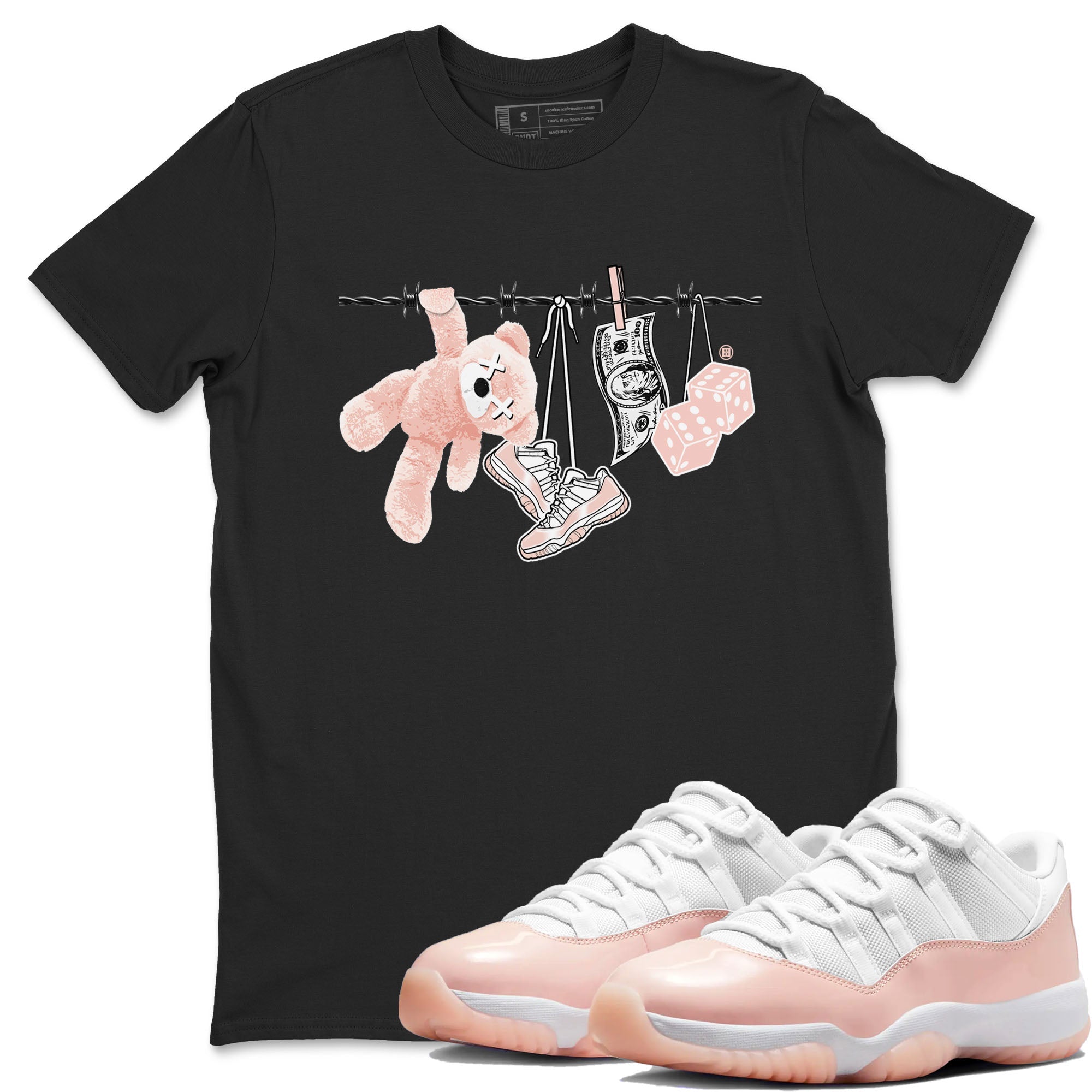 Clothesline snkmatch Tees - Air Jordan 11 Legend Pink