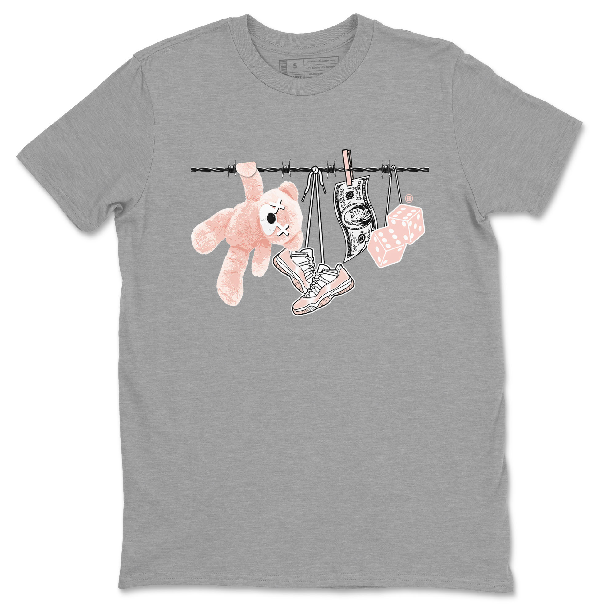 Clothesline snkmatch Tees - Air Jordan 11 Legend Pink