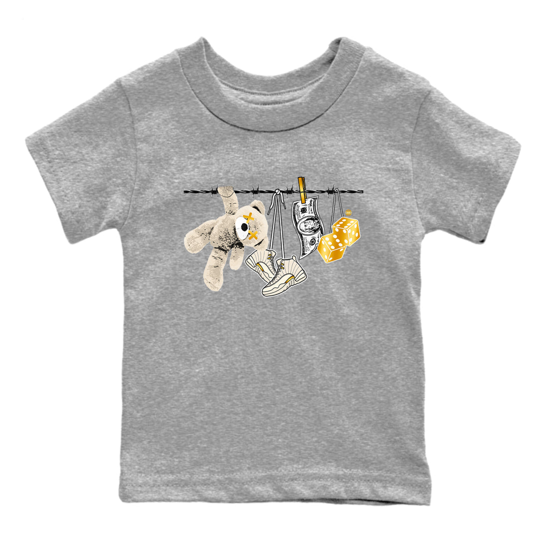 Clothesline snkmatch Tees Kids - Air Jordan 12 Phantom