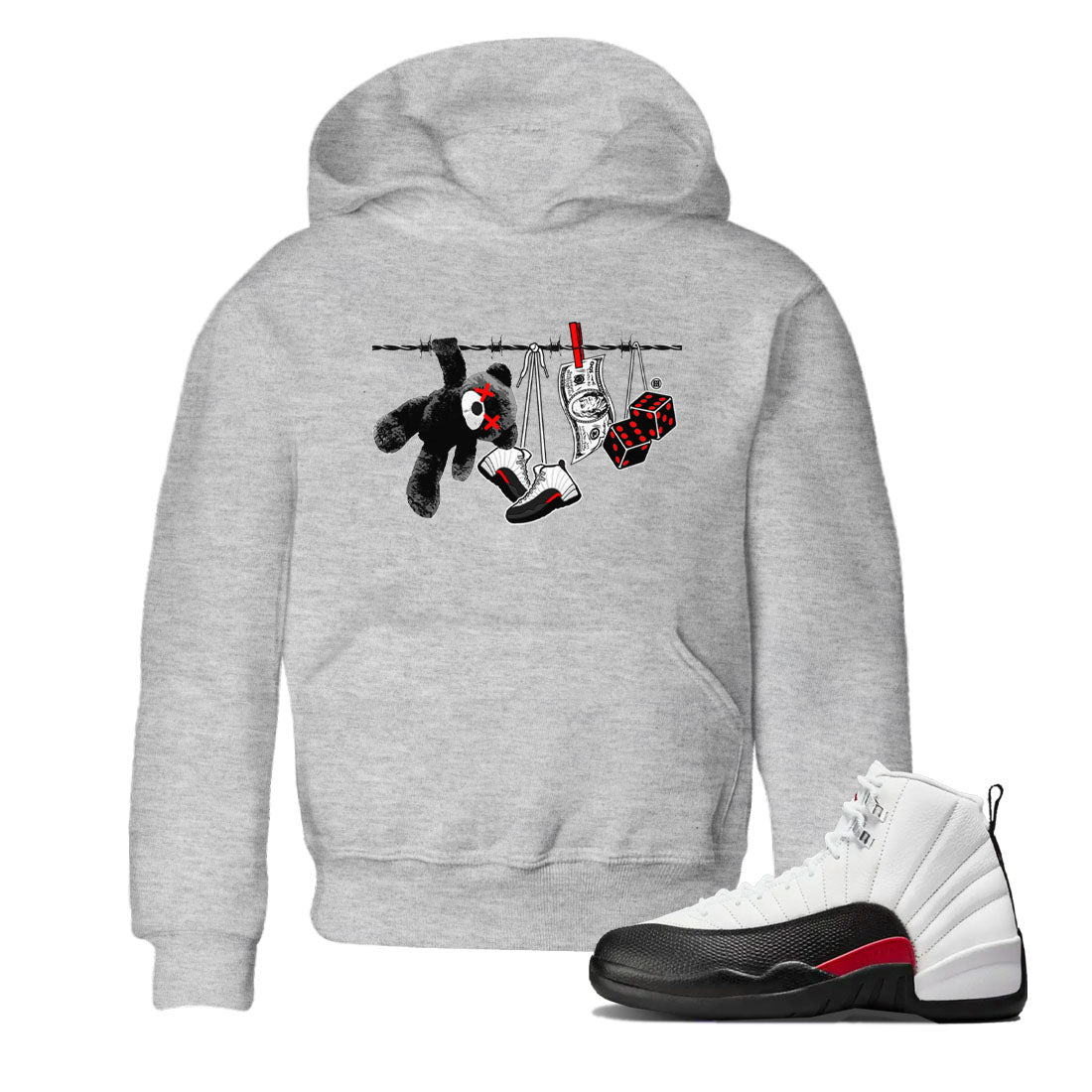 Clothesline snkmatch Tees Kids - Air Jordan 12 Taxi Flip