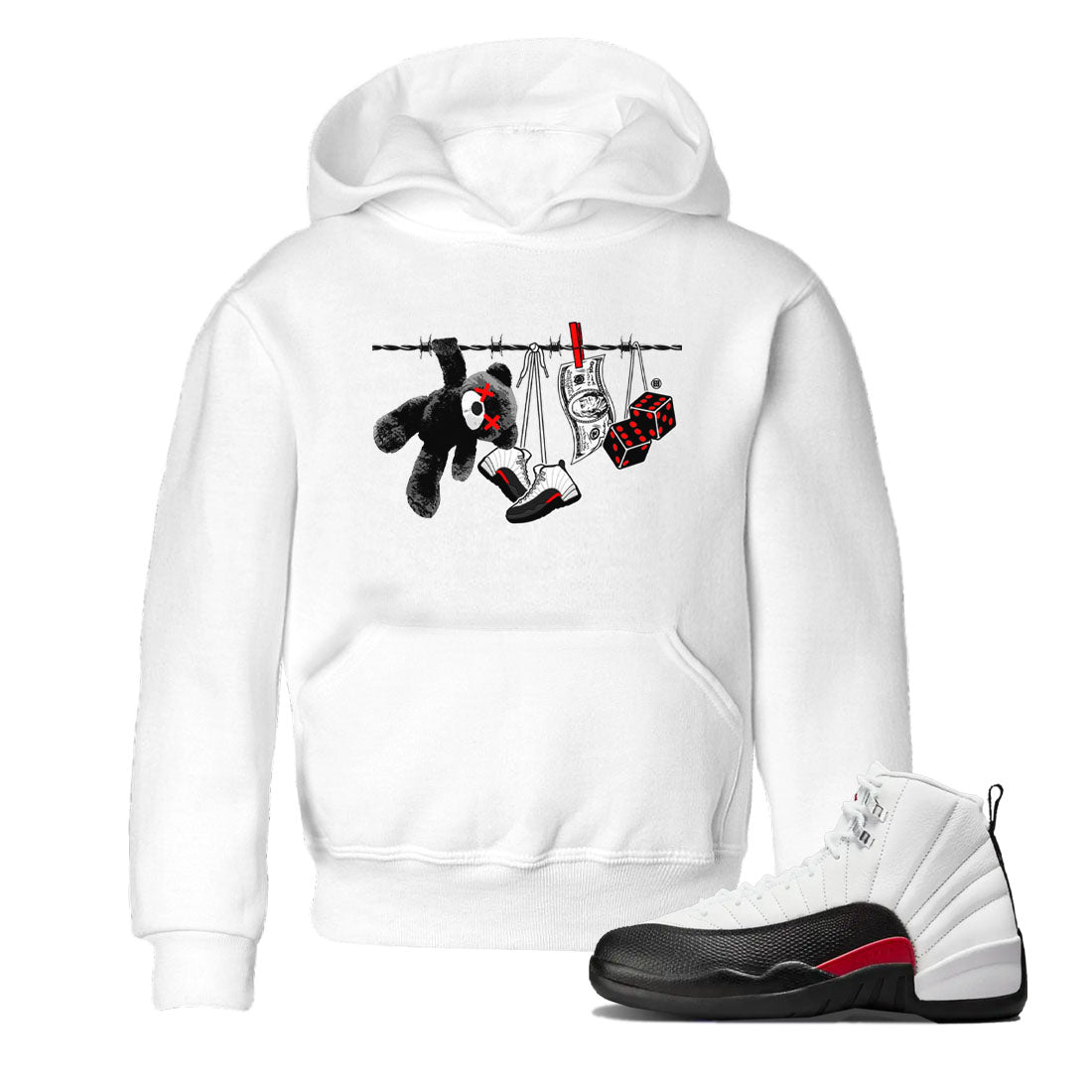Clothesline snkmatch Tees Kids - Air Jordan 12 Taxi Flip