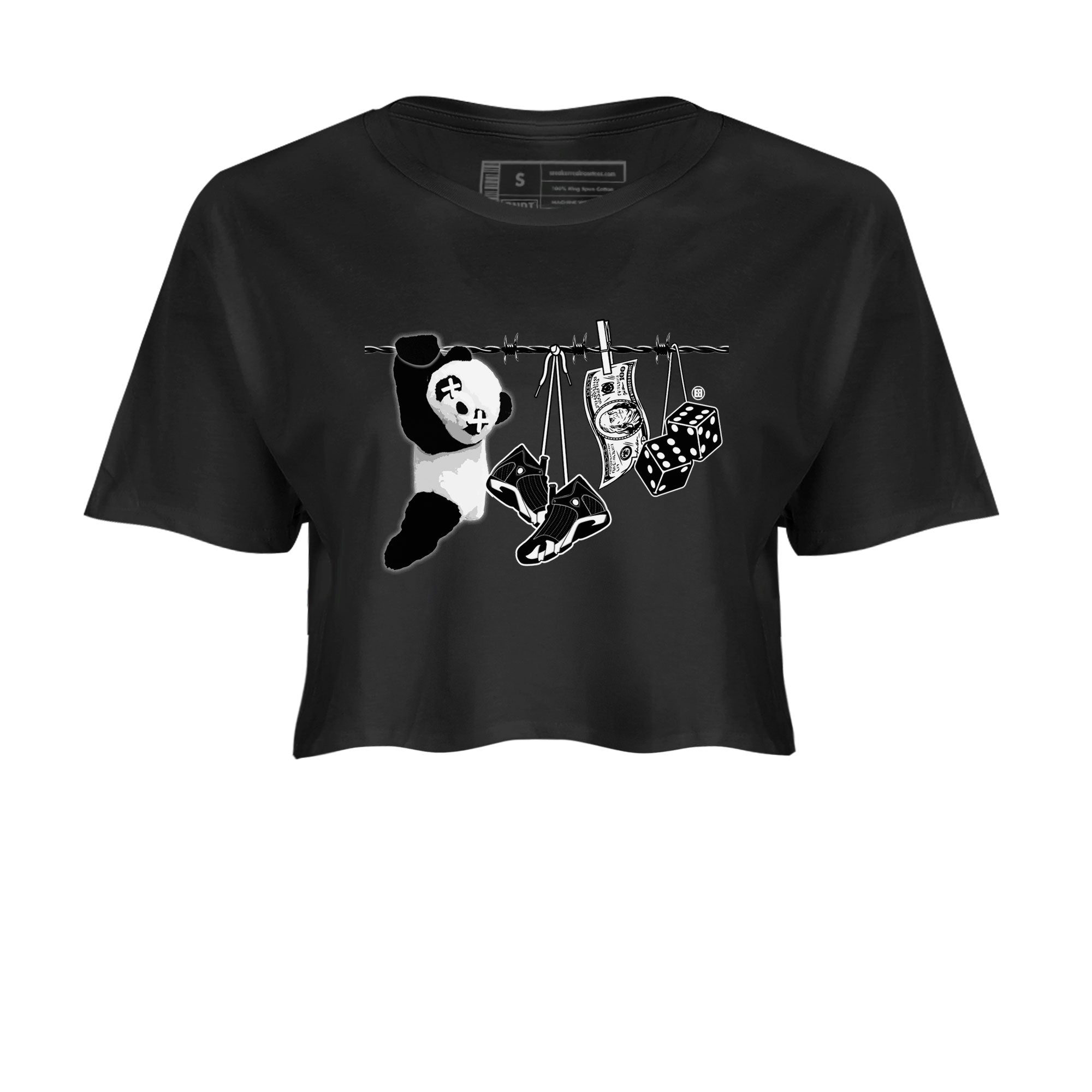 Clothesline snkmatch Women's Top - Air Jordan 14 Panda