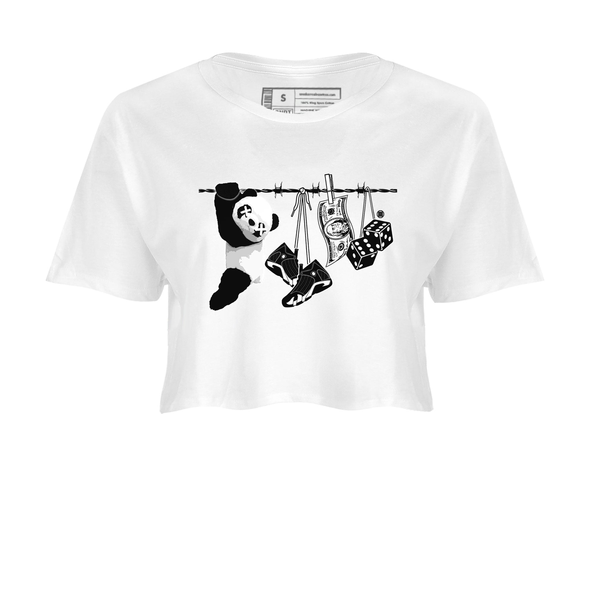 Clothesline snkmatch Women's Top - Air Jordan 14 Panda