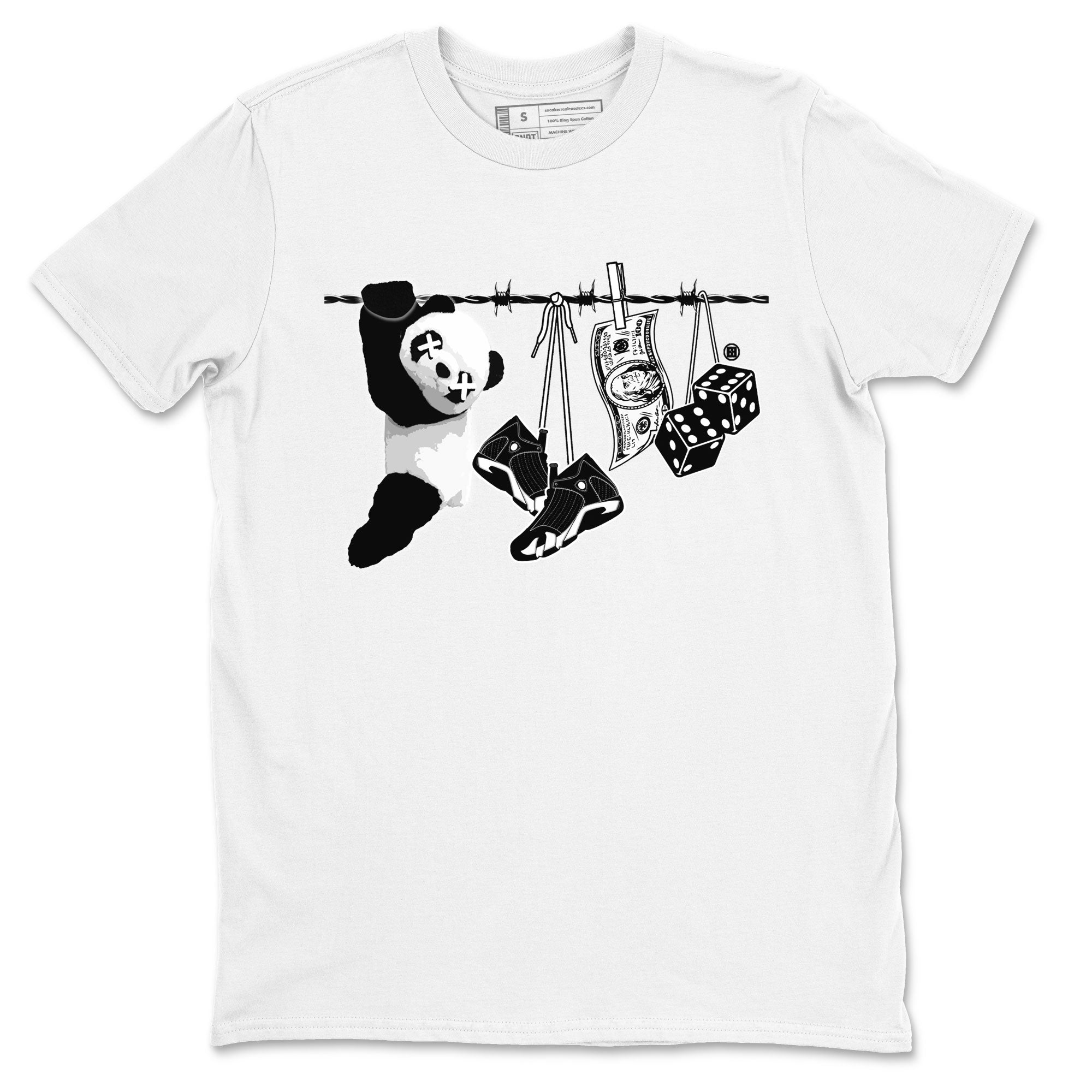 Clothesline snkmatch Tees - Air Jordan 14 Panda