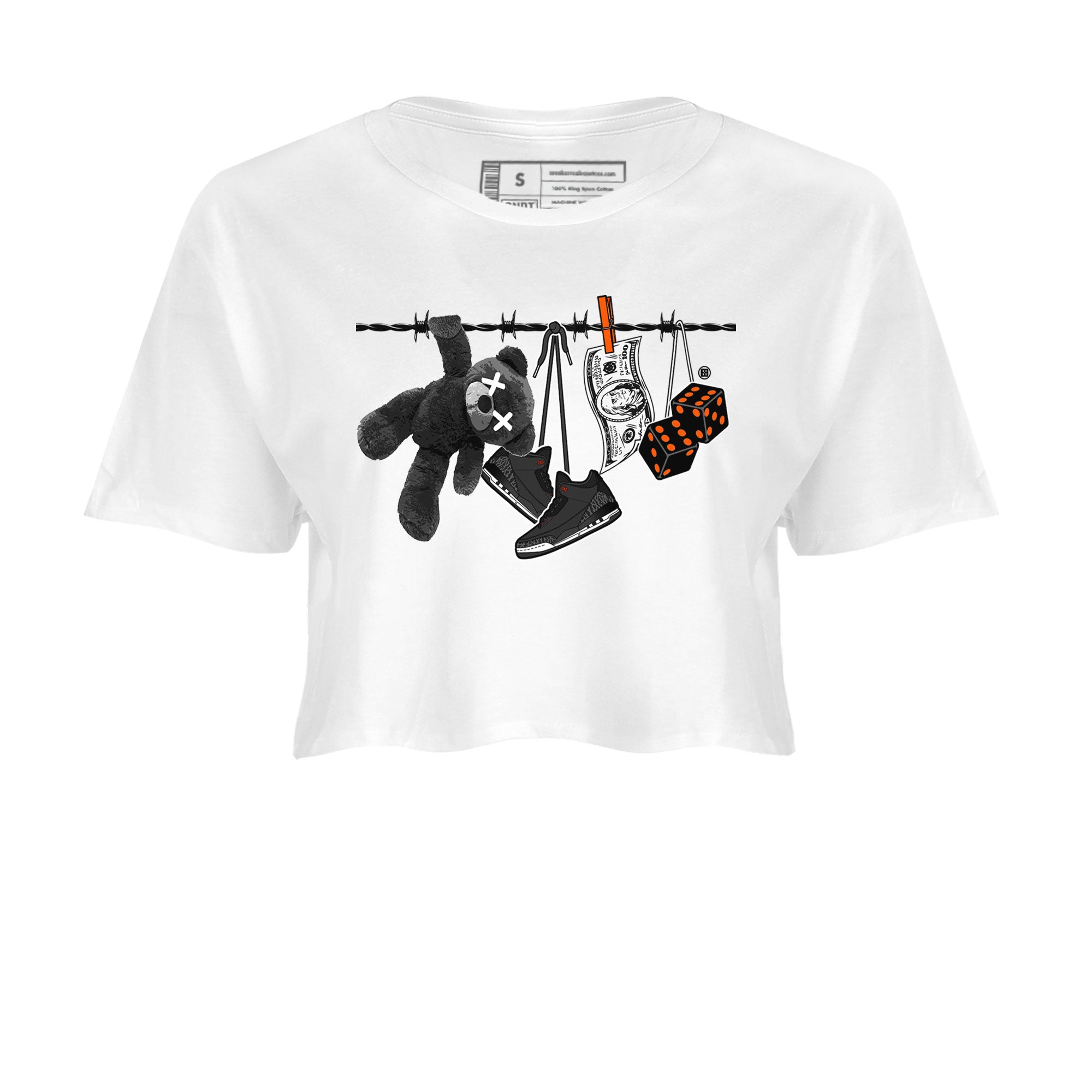 Clothesline snkmatch Women's Top - Air Jordan 3 Fear