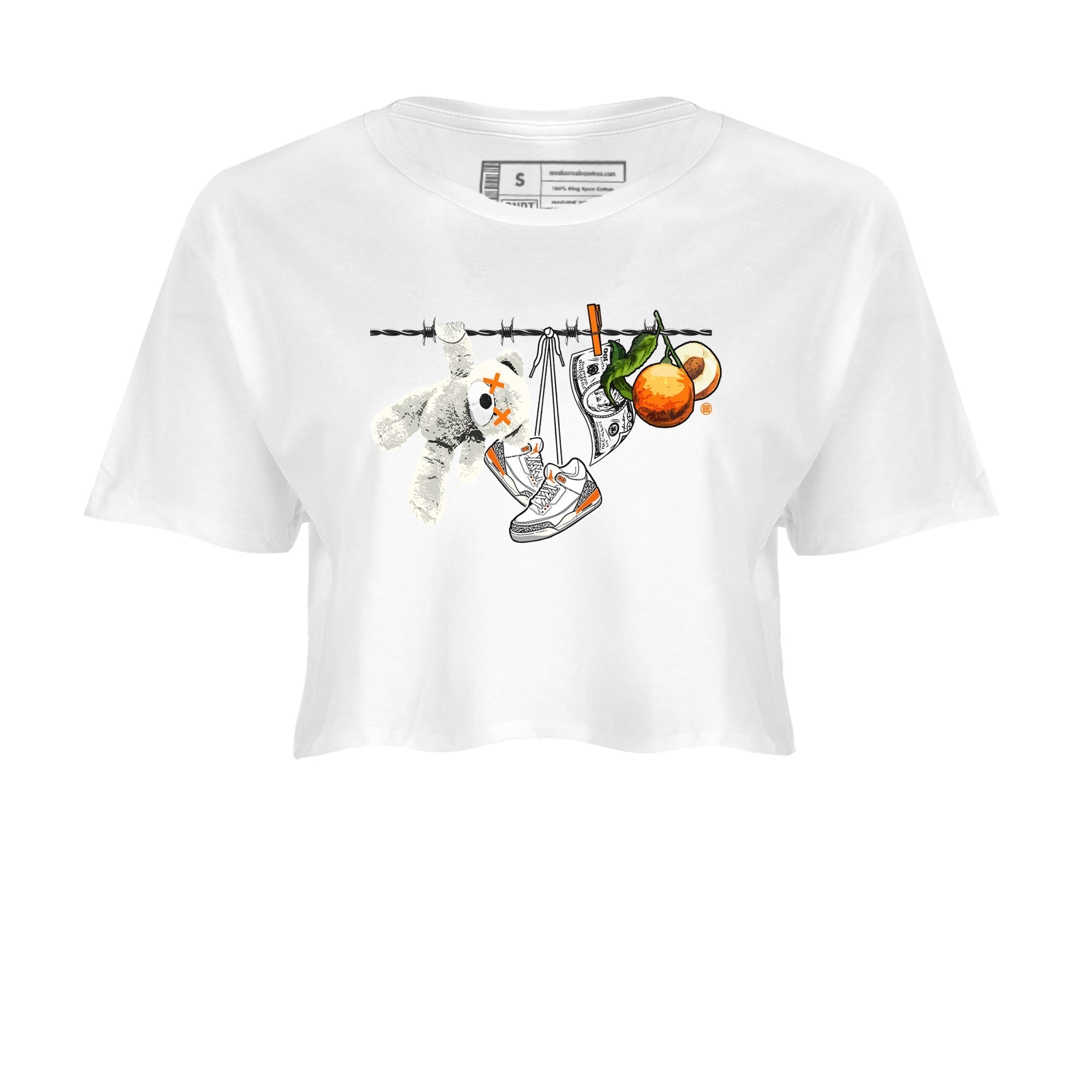 Clothesline snkmatch Women's Top - Air Jordan 3 Georgia Peach