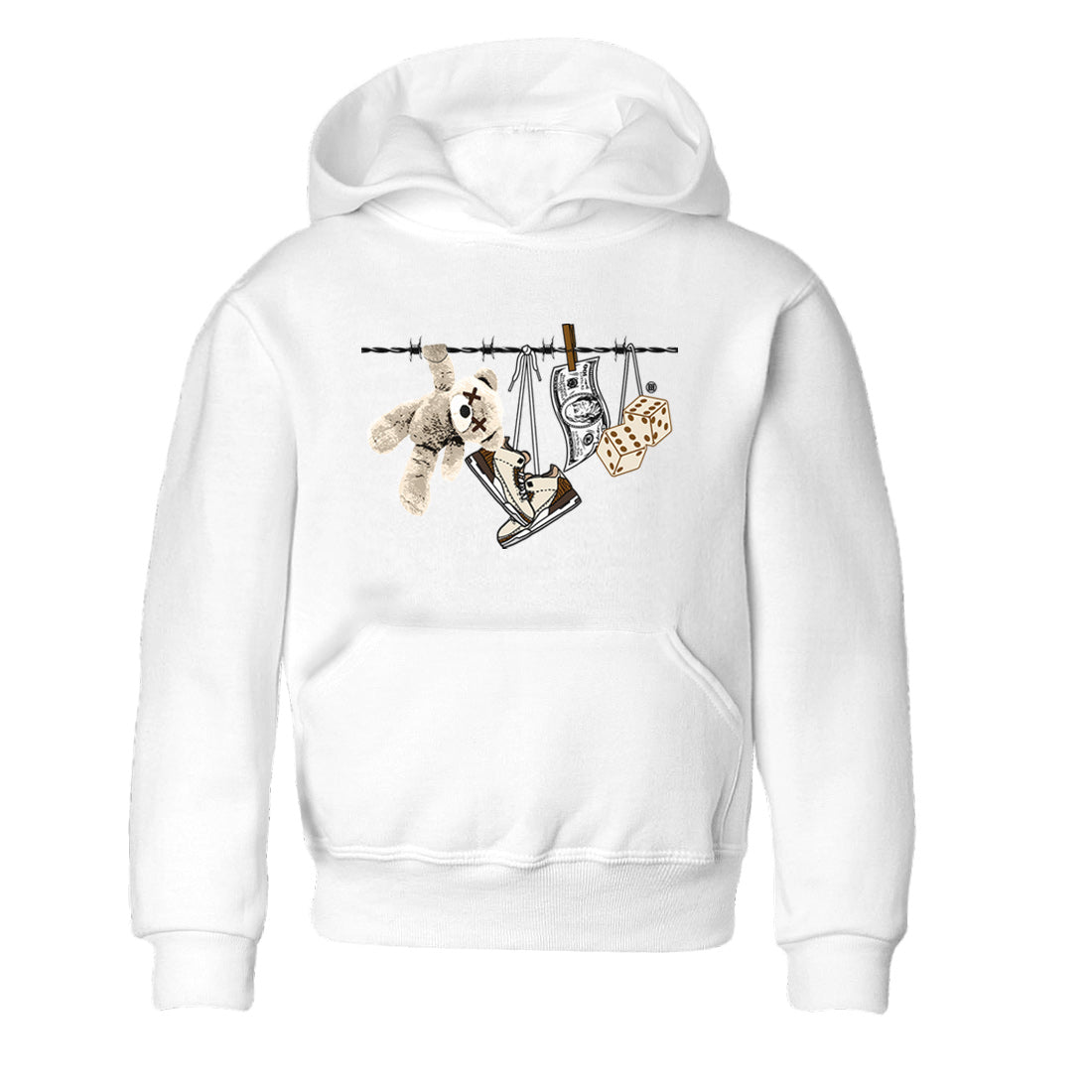 Clothesline Kids Tops - Air Jordan 3 Palomino
