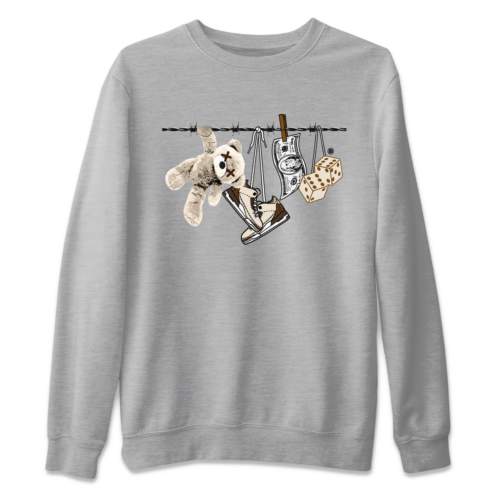 Clothesline Unisex Tops - Air Jordan 3 Palomino