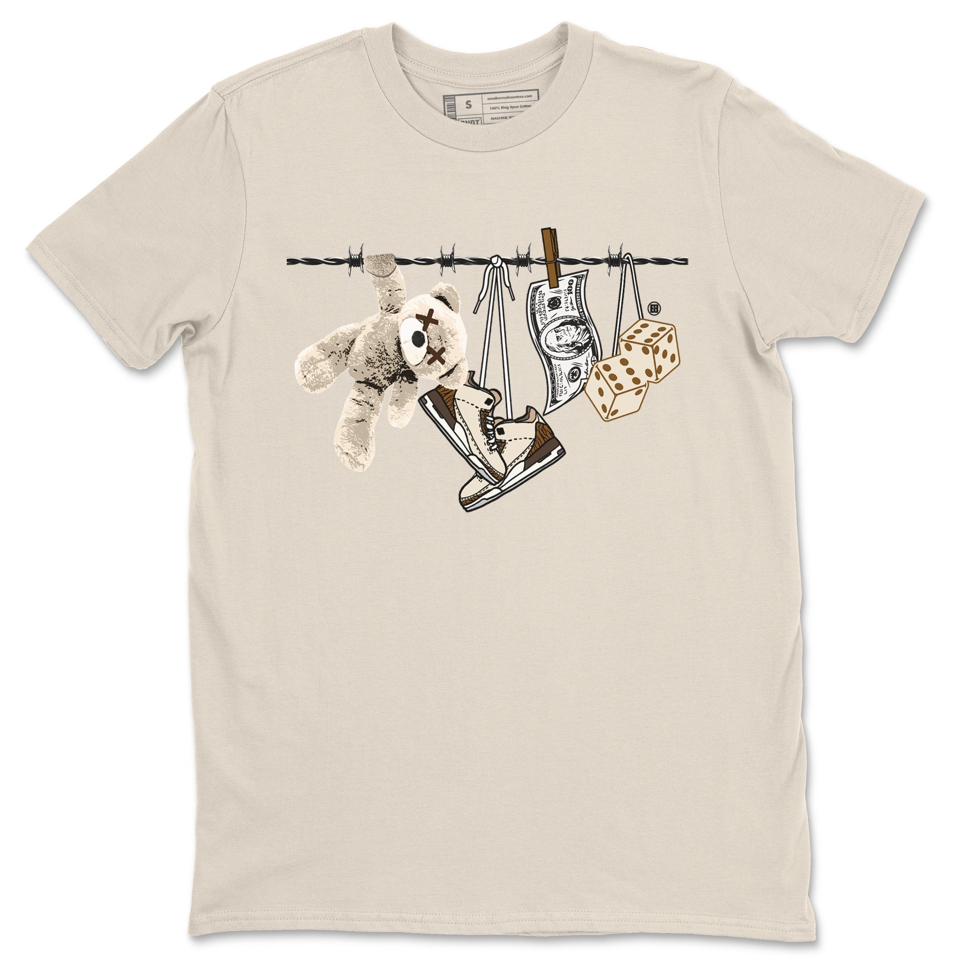 Clothesline Unisex Tops - Air Jordan 3 Palomino