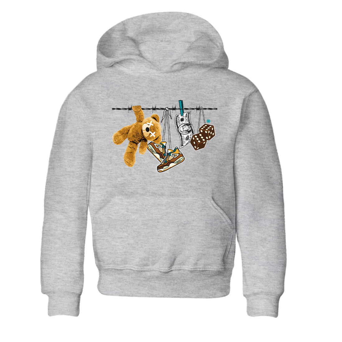Clothesline snkmatch Tee Kids - Air Jordan 4 Cacao Wow