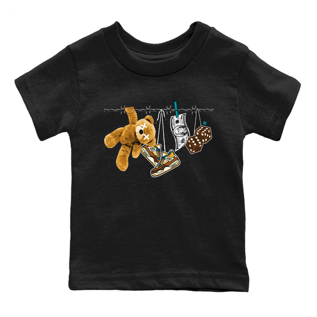 Clothesline snkmatch Tee Kids - Air Jordan 4 Cacao Wow
