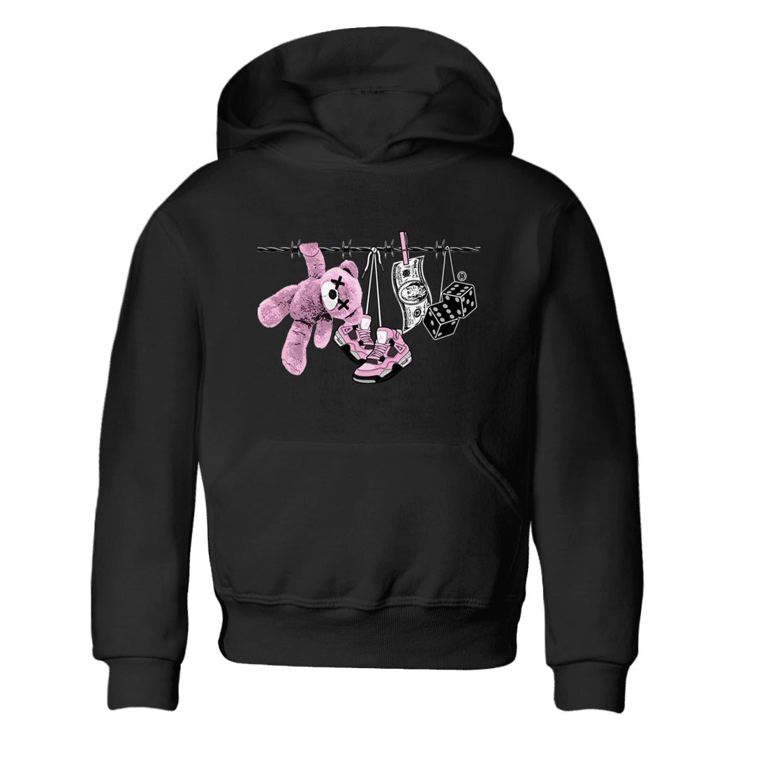 Clothesline snkmatch Tees Kids - Air Jordan 4 Orchid