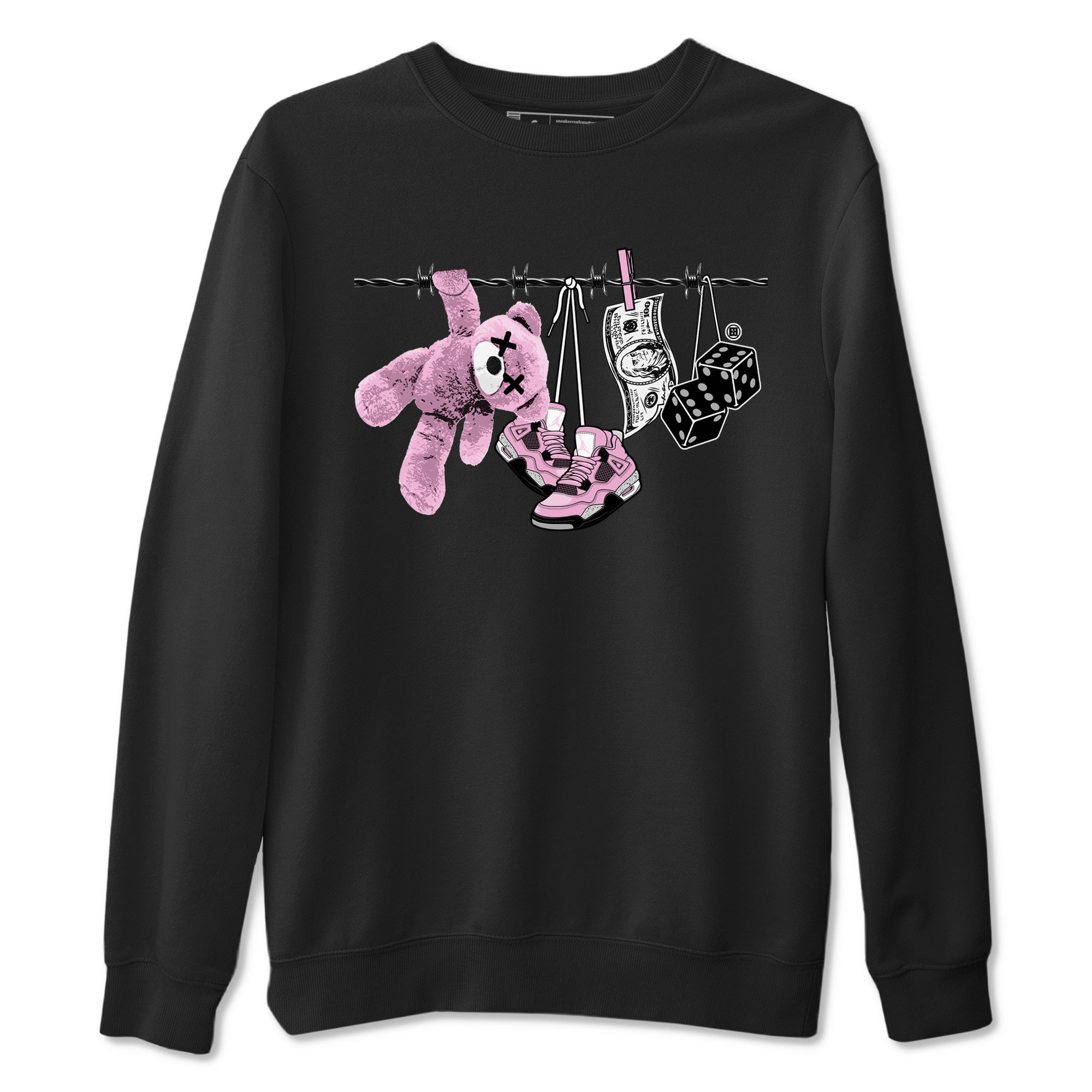 Clothesline snkmatch Tees - Air Jordan 4 Orchid