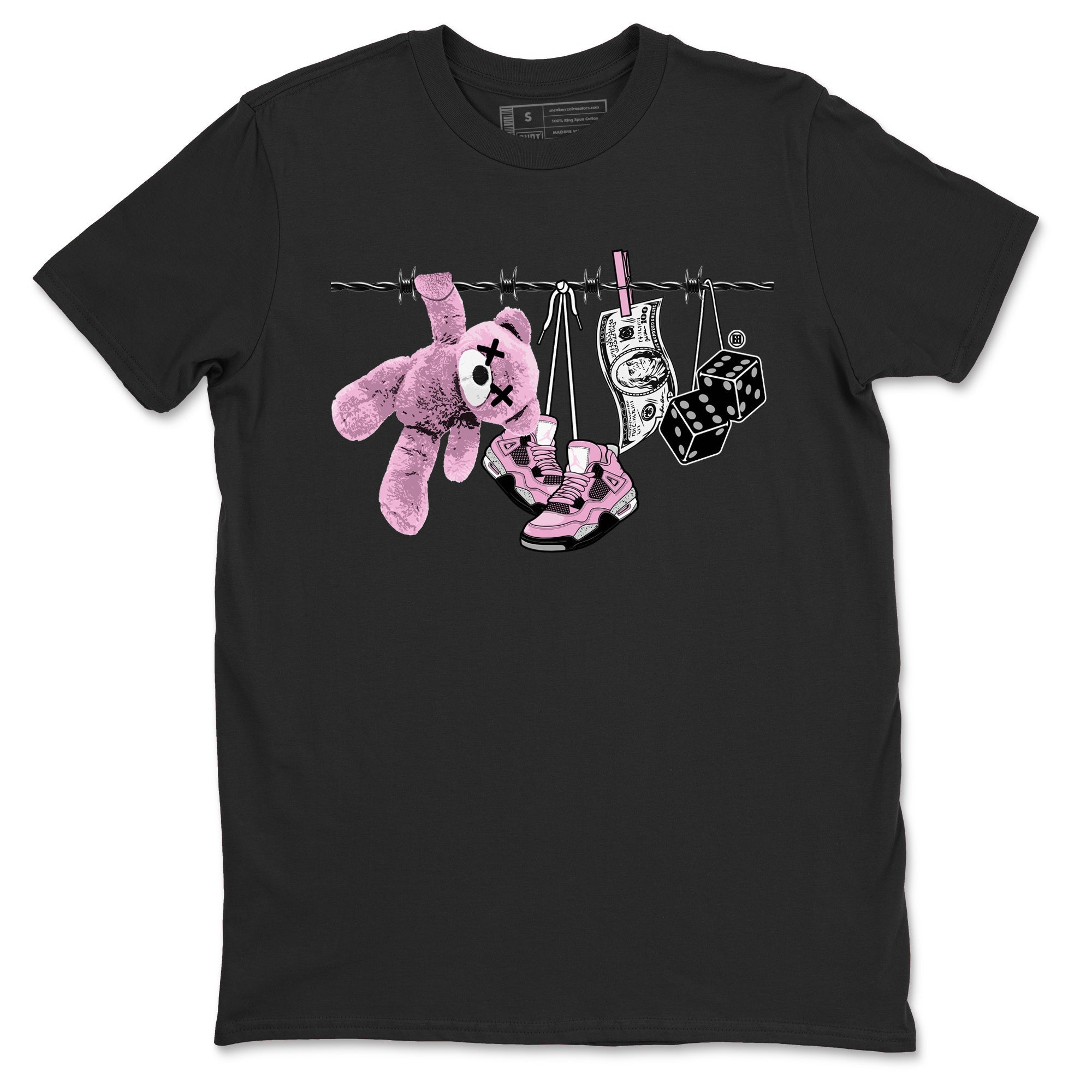 Clothesline snkmatch Tees - Air Jordan 4 Orchid