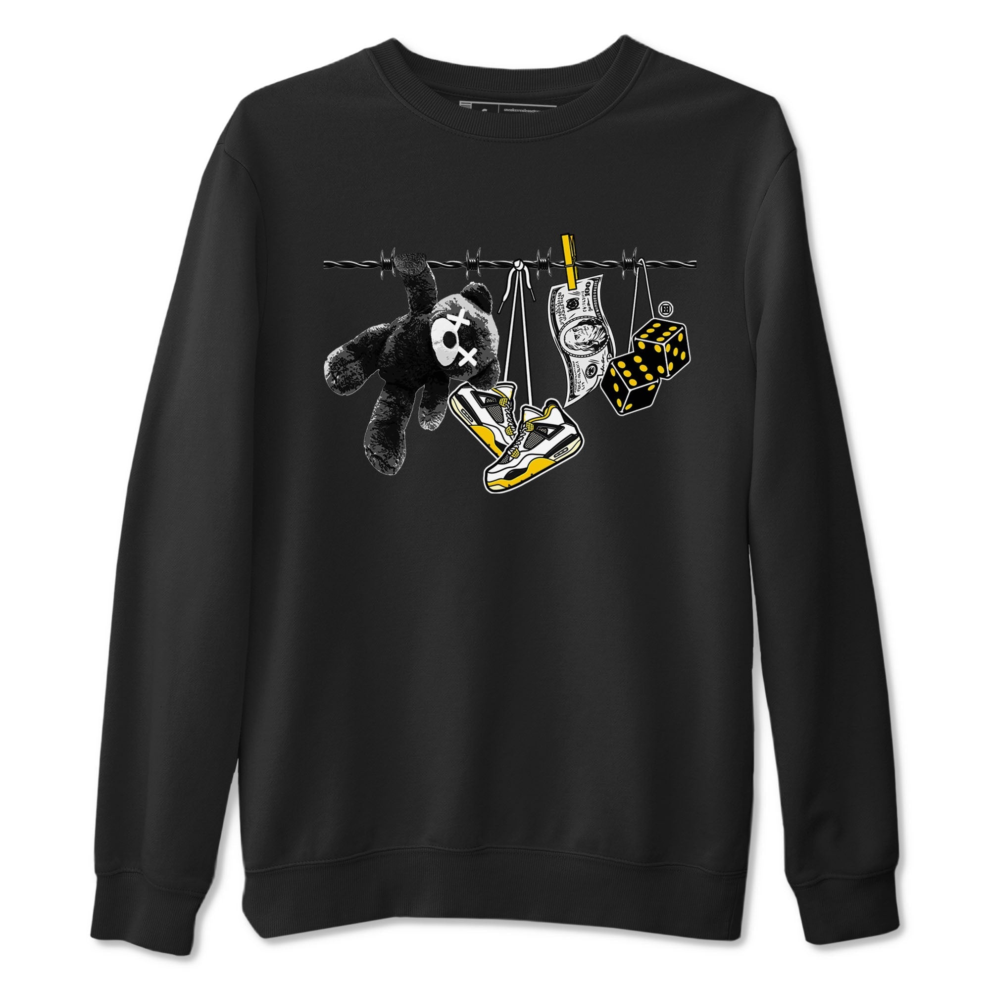 Clothesline snkmatch Tees - Air Jordan 4 Vivid Sulfur