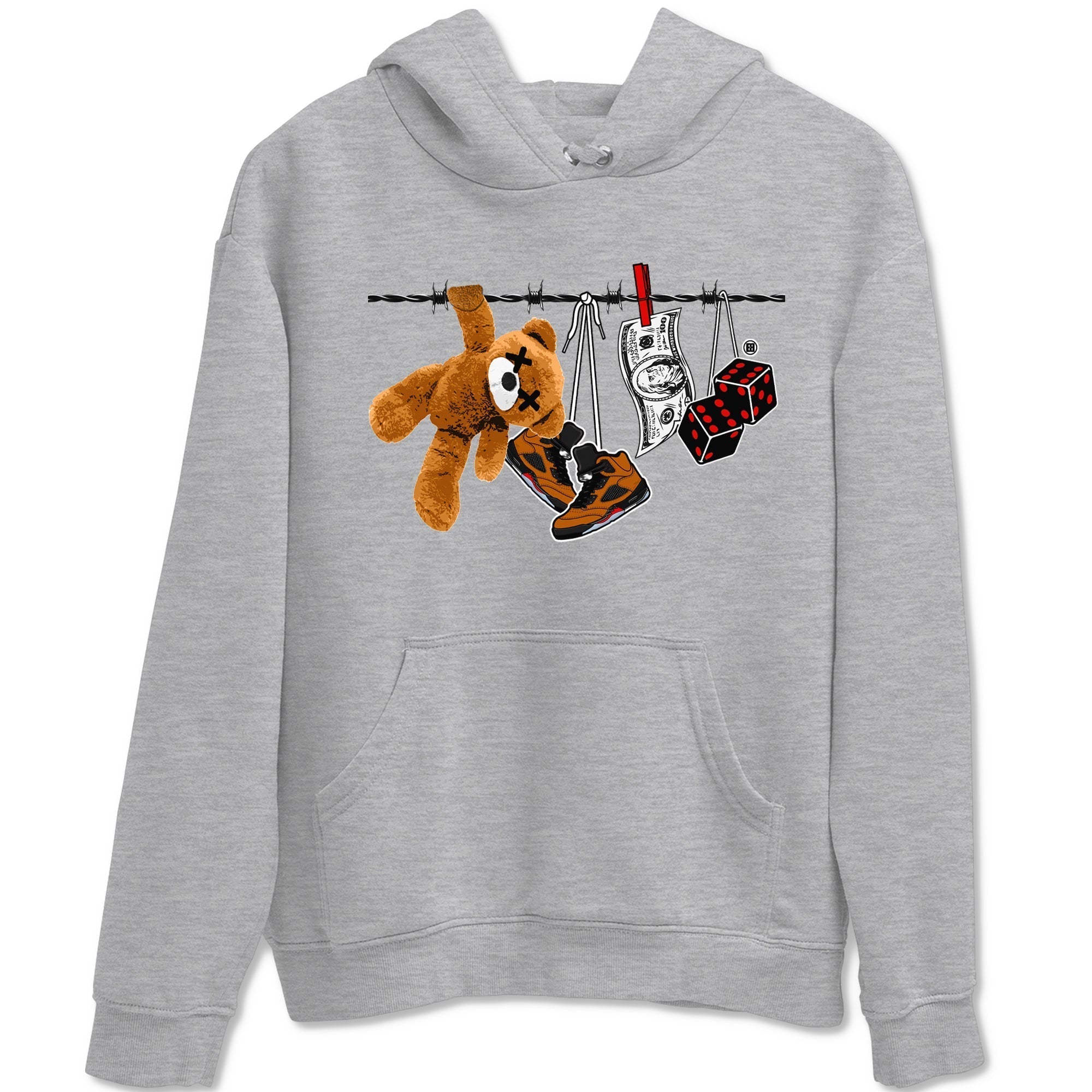Clothesline snkmatch Tees - Air Jordan 5 Archaeo Brown