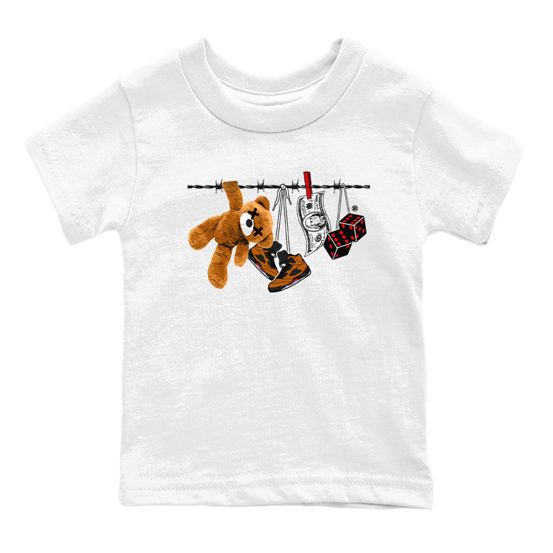 Clothesline snkmatch Tees Kids - Air Jordan 5 Archaeo Brown