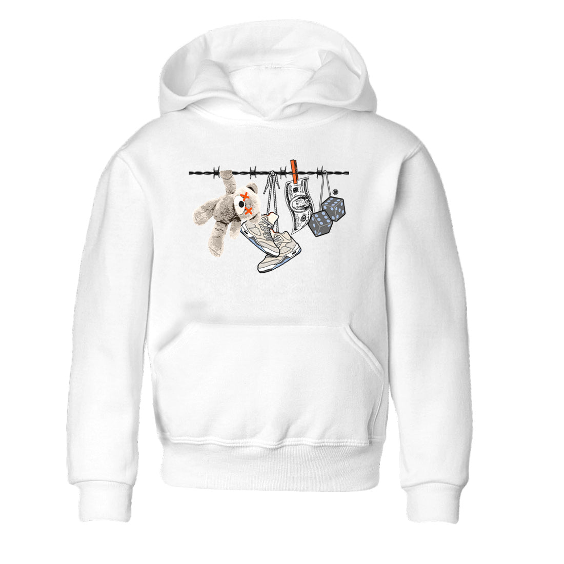 Clothesline Kids Tops - Air Jordan 5 Craft