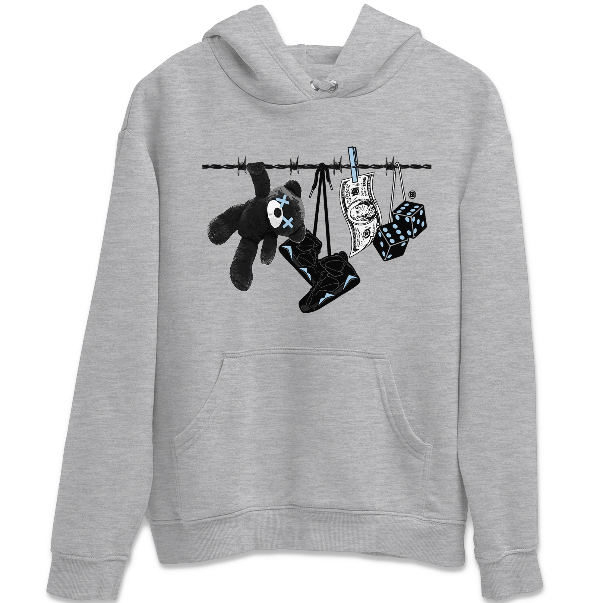 Clothesline Unisex Tops - Air Jordan 7 Chambray