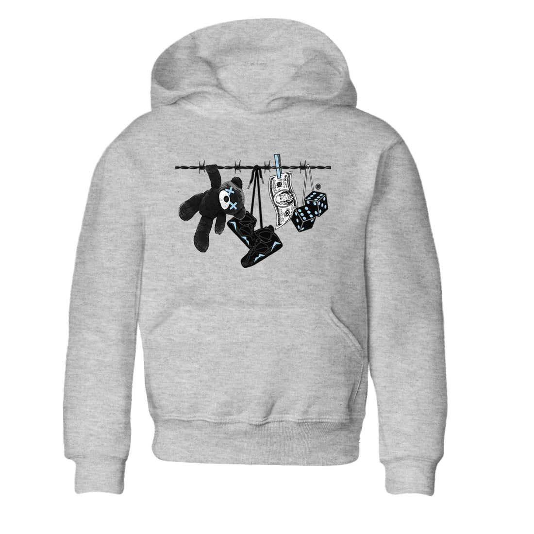 Clothesline Kids Tops - Air Jordan 7 Chambray