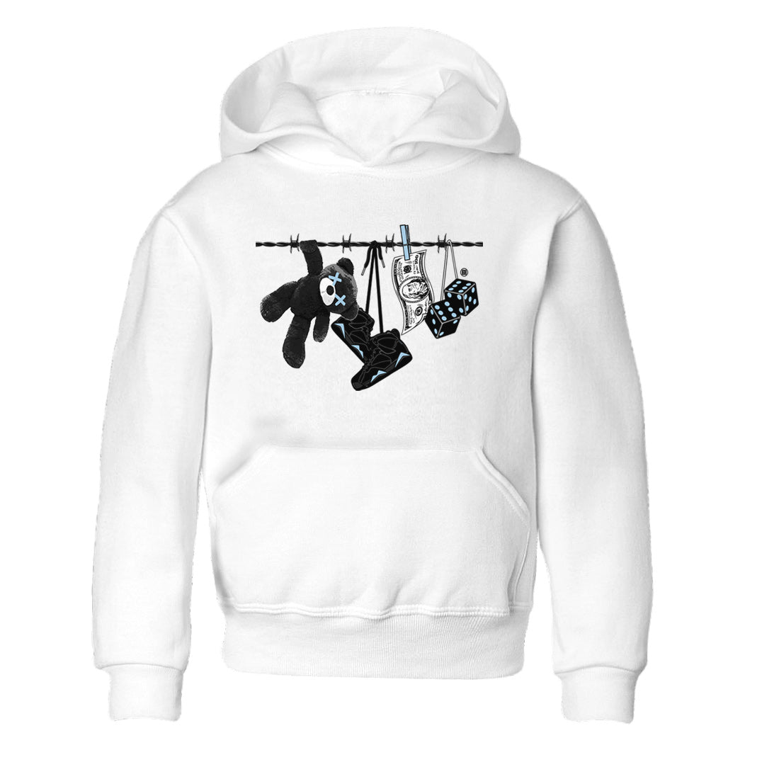 Clothesline Kids Tops - Air Jordan 7 Chambray